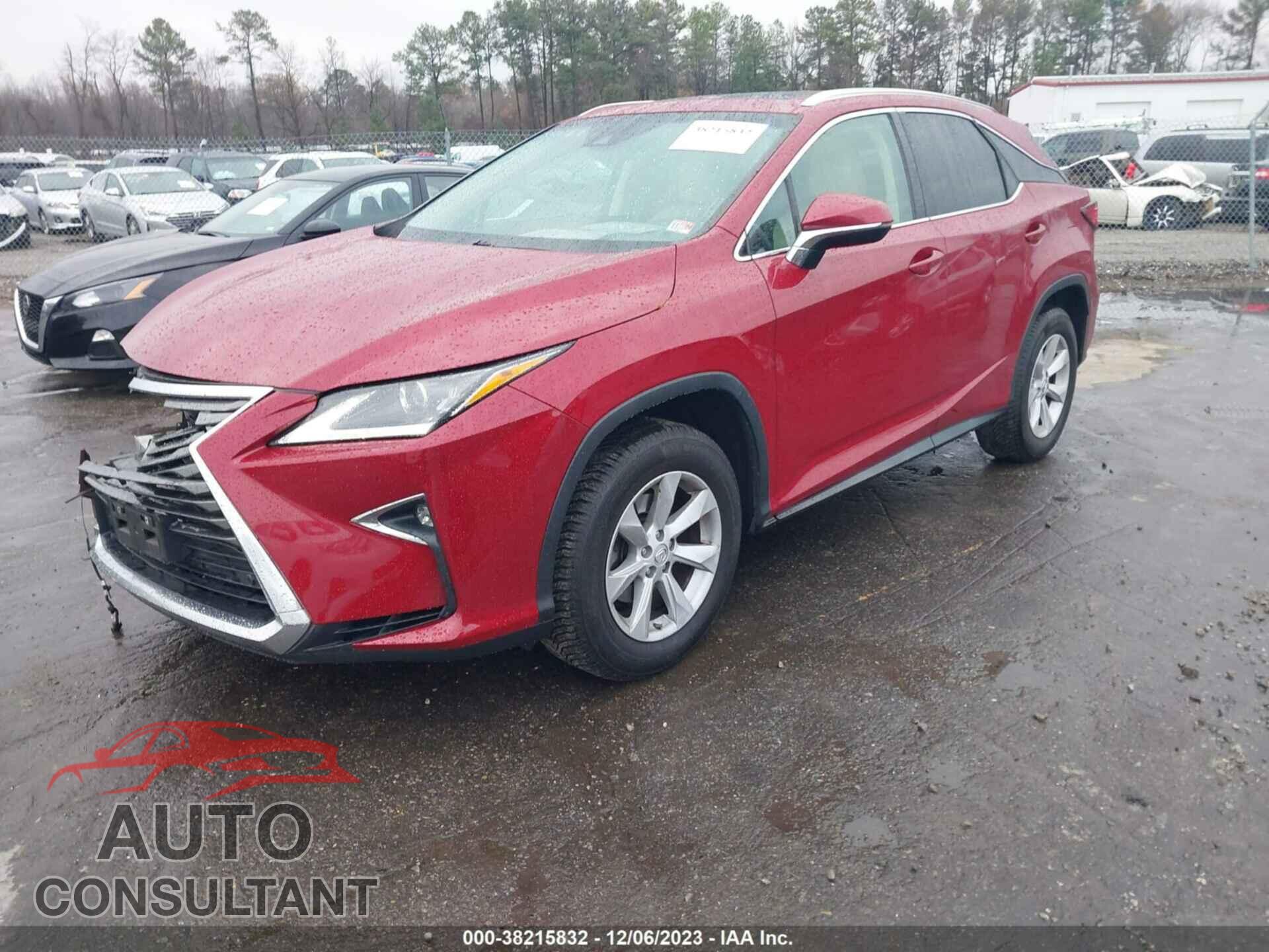 LEXUS RX 350 2017 - 2T2BZMCA5HC104233