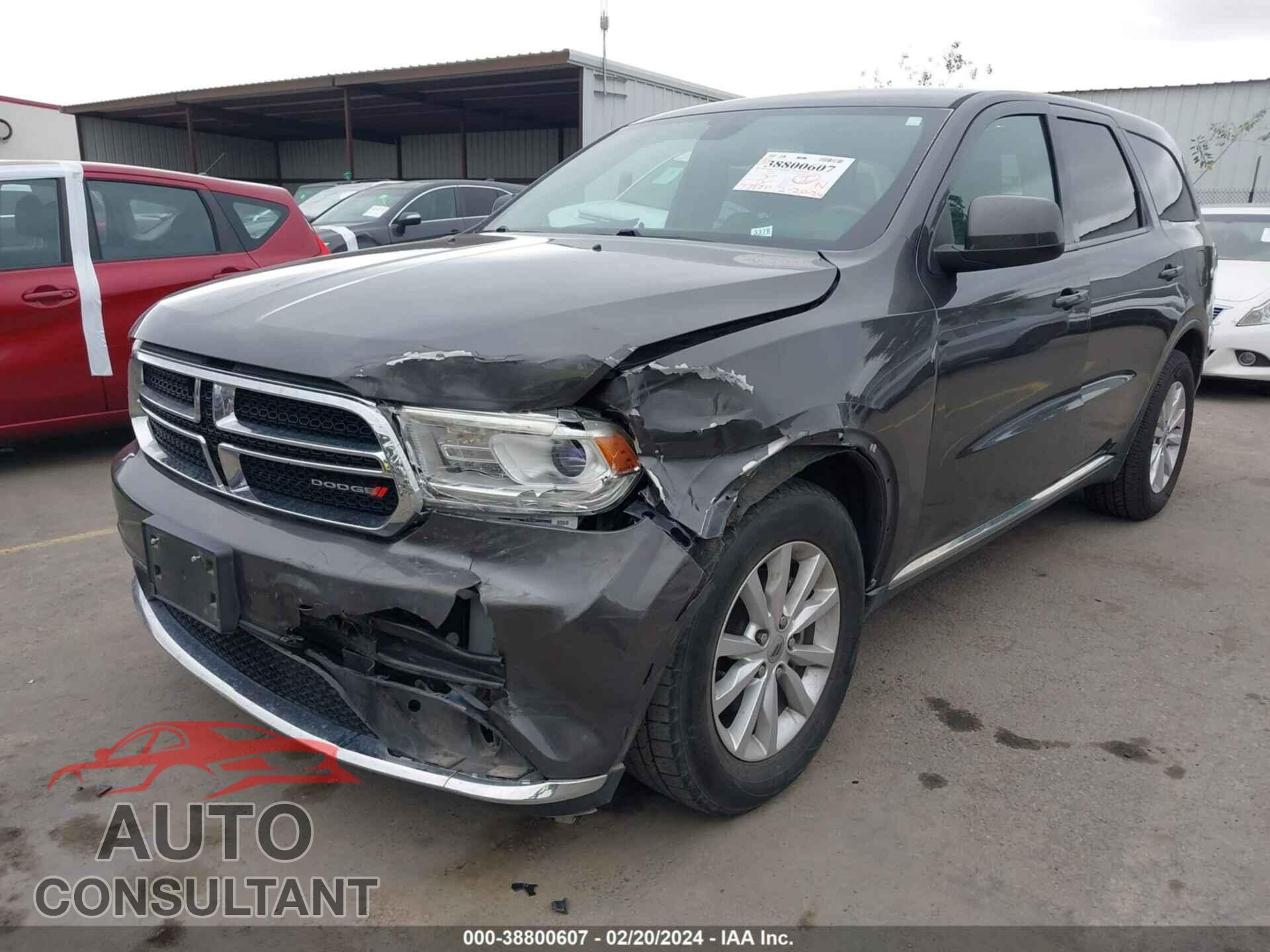 DODGE DURANGO 2019 - 1C4RDHAG5KC585021