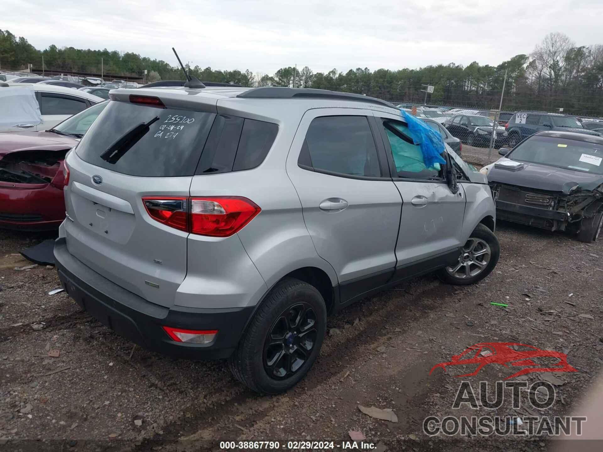 FORD ECOSPORT 2018 - MAJ3P1TE9JC158834