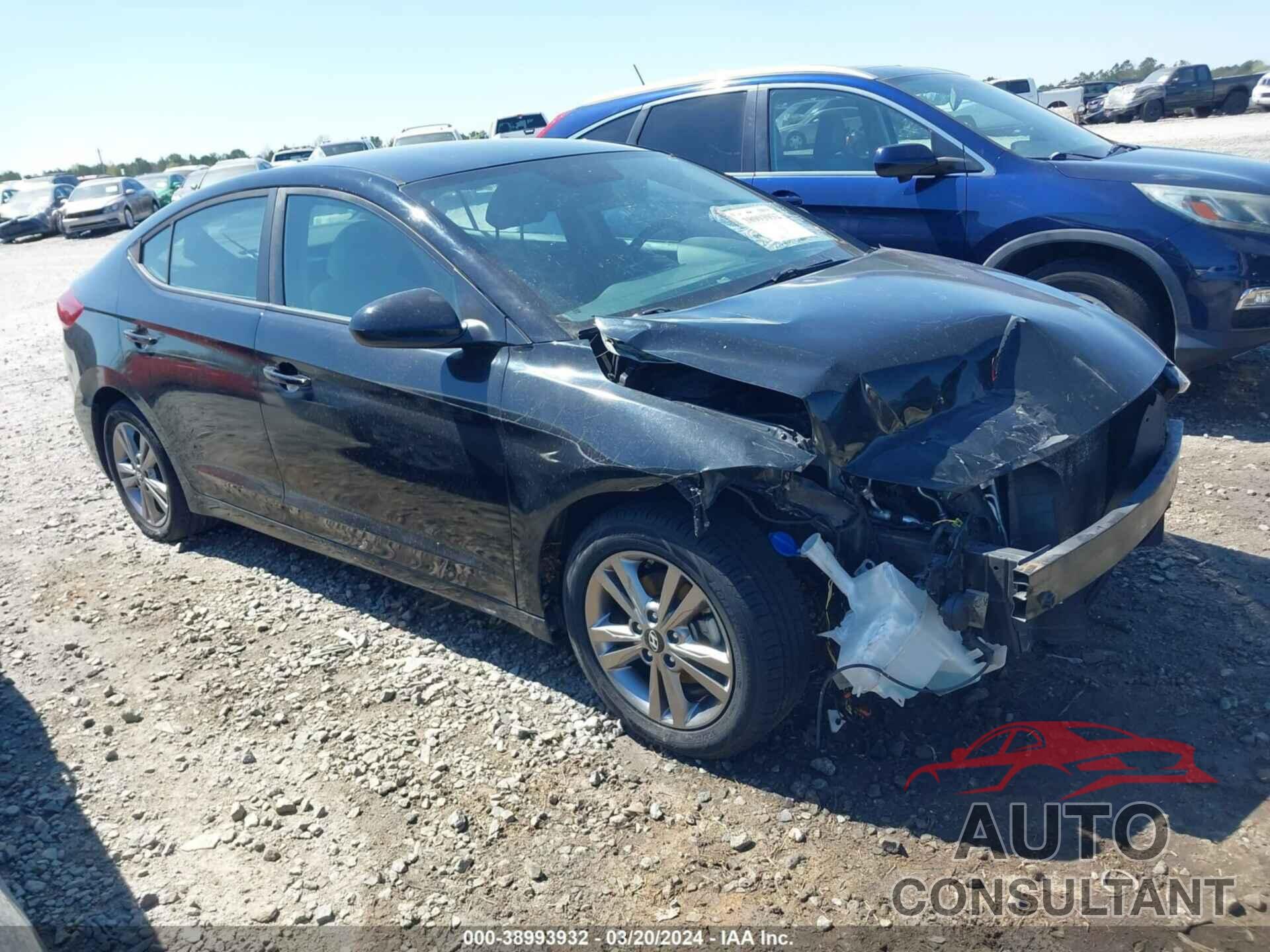 HYUNDAI ELANTRA 2017 - KMHD84LF5HU062513