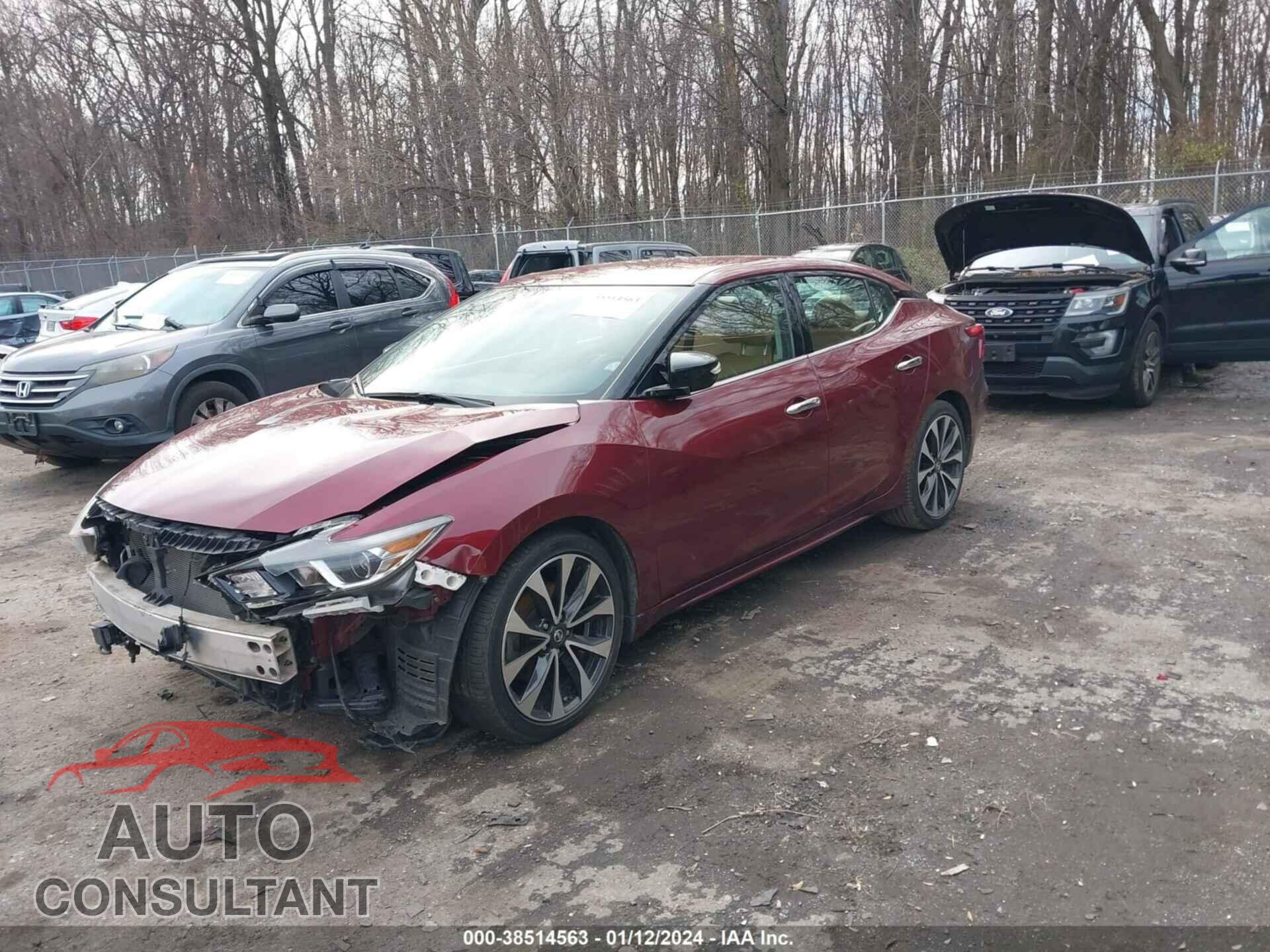 NISSAN MAXIMA 2017 - 1N4AA6AP1HC372768