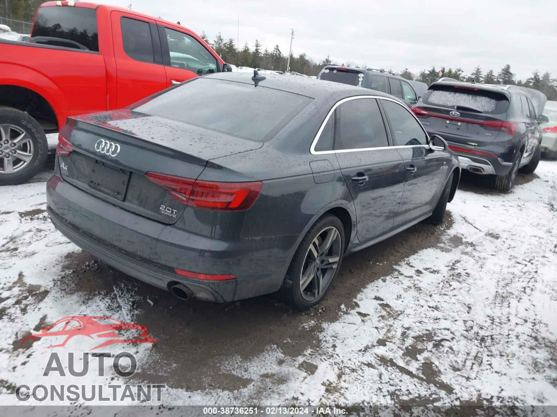 AUDI A4 2018 - WAUENAF40JA086121