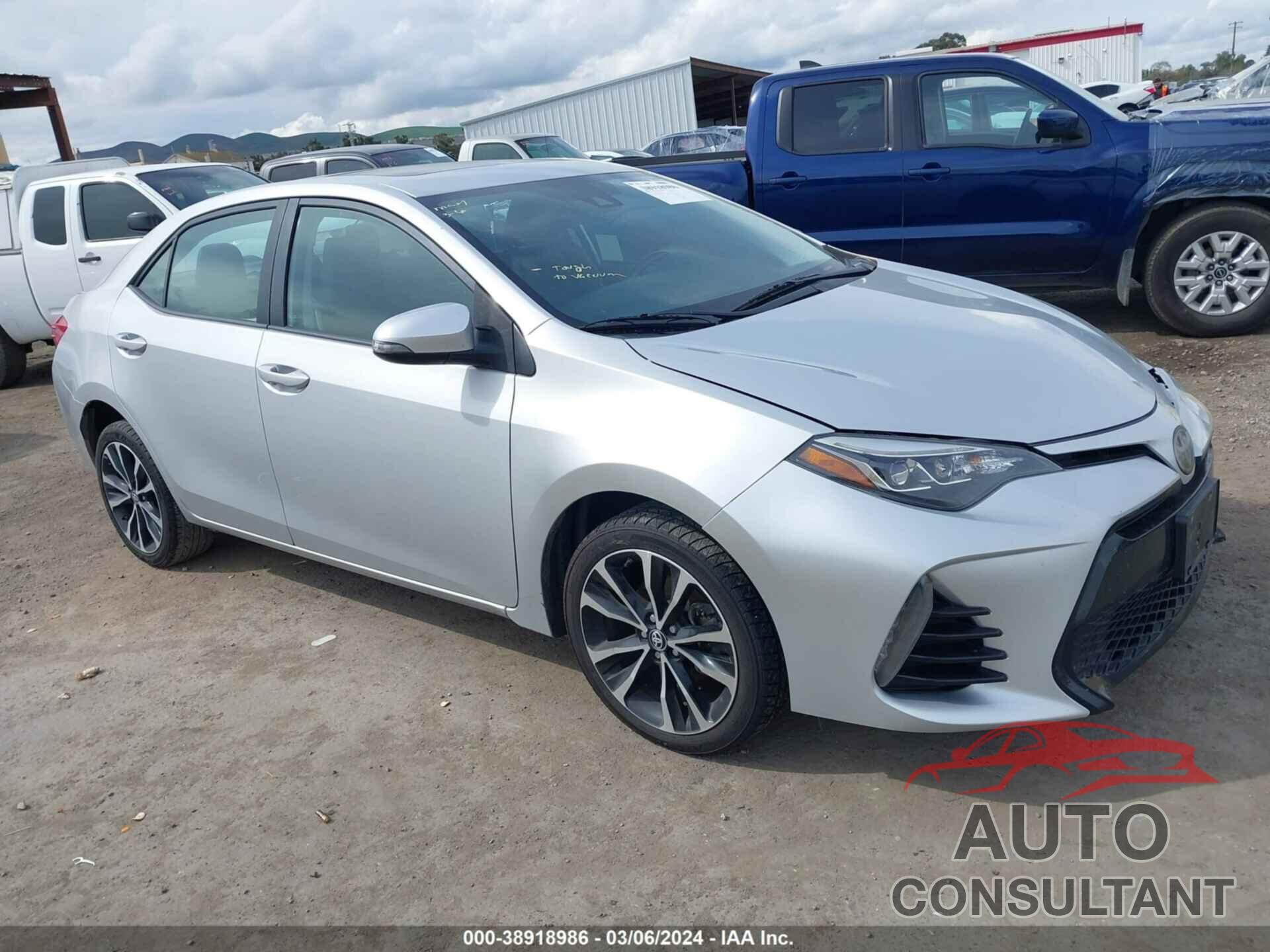 TOYOTA COROLLA 2017 - 5YFBURHEXHP644222