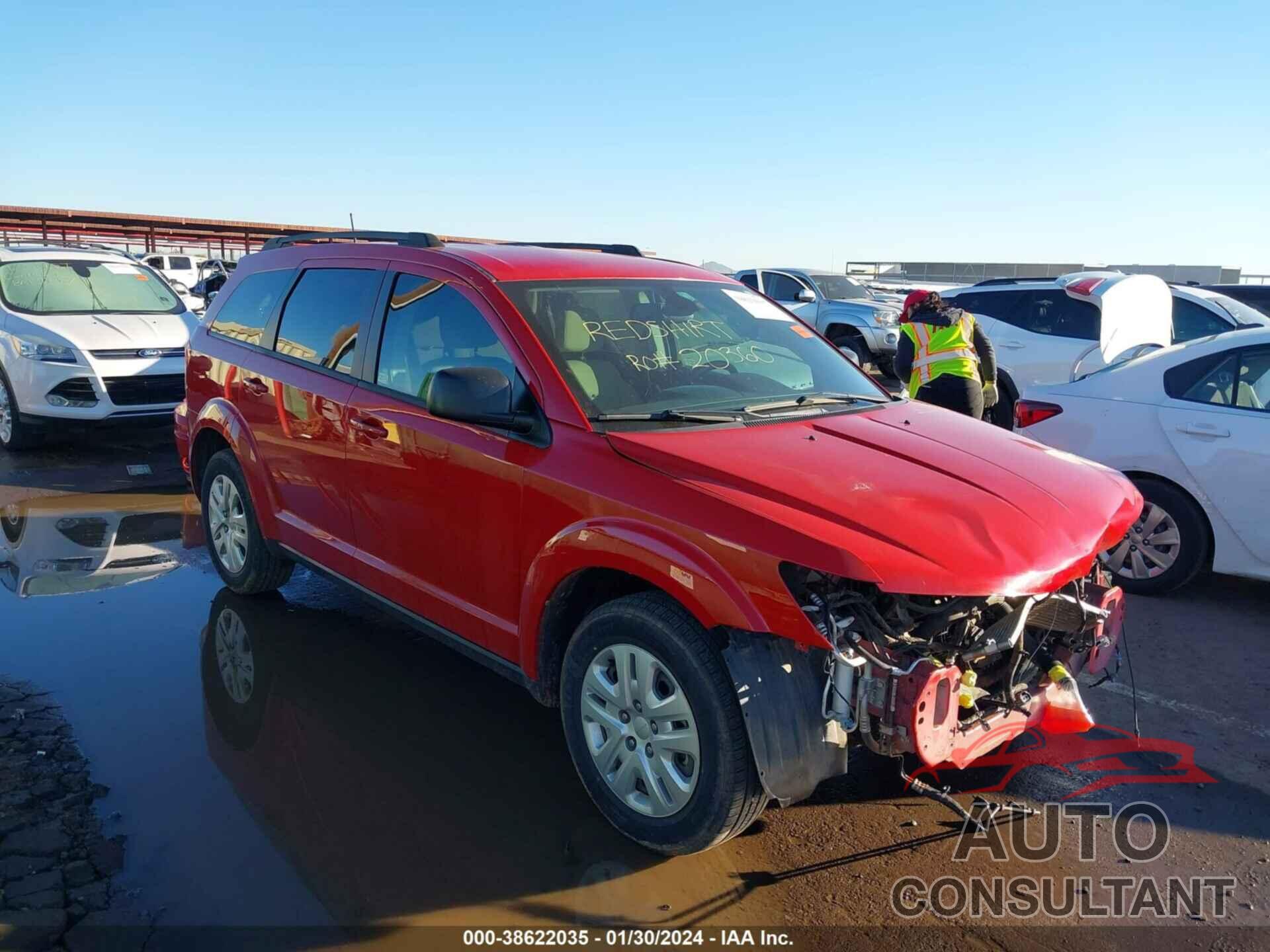 DODGE JOURNEY 2018 - 3C4PDCAB1JT533743