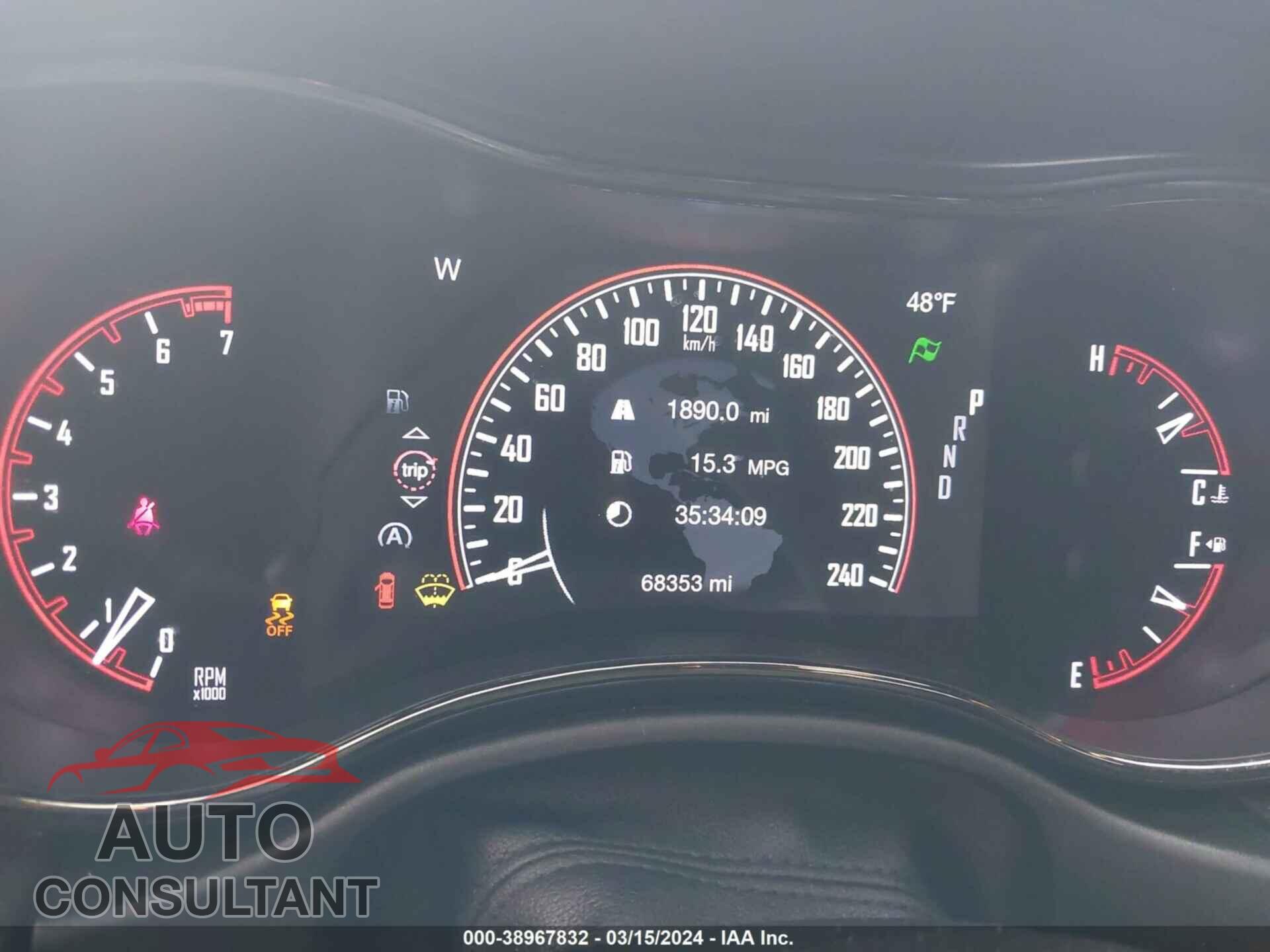 DODGE DURANGO 2018 - 1C4RDJDG3JC486473