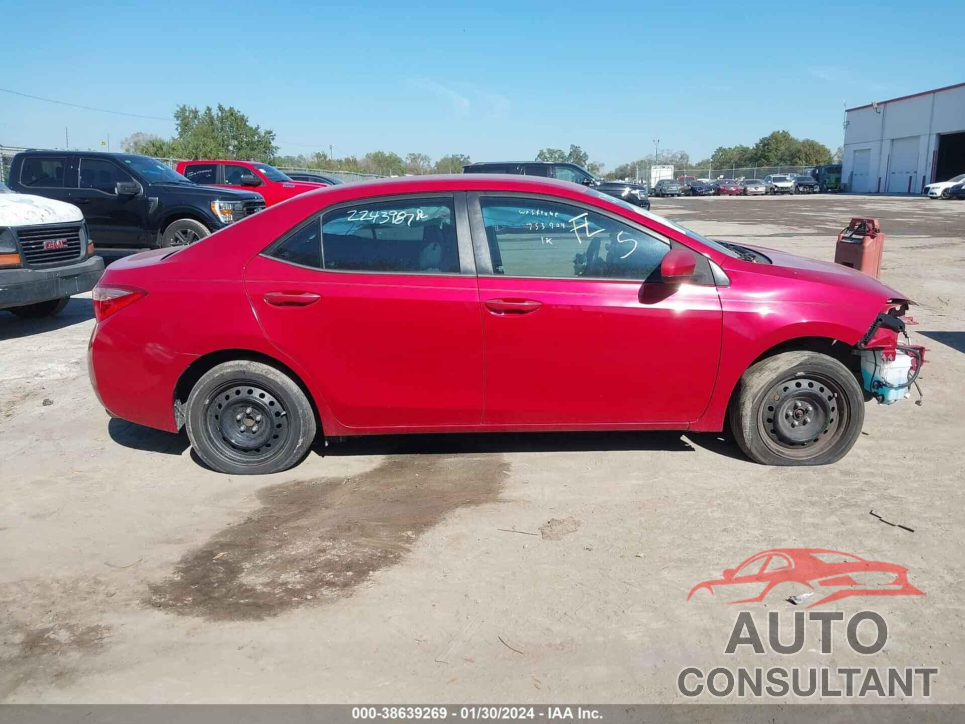 TOYOTA COROLLA 2017 - 2T1BURHE0HC753904