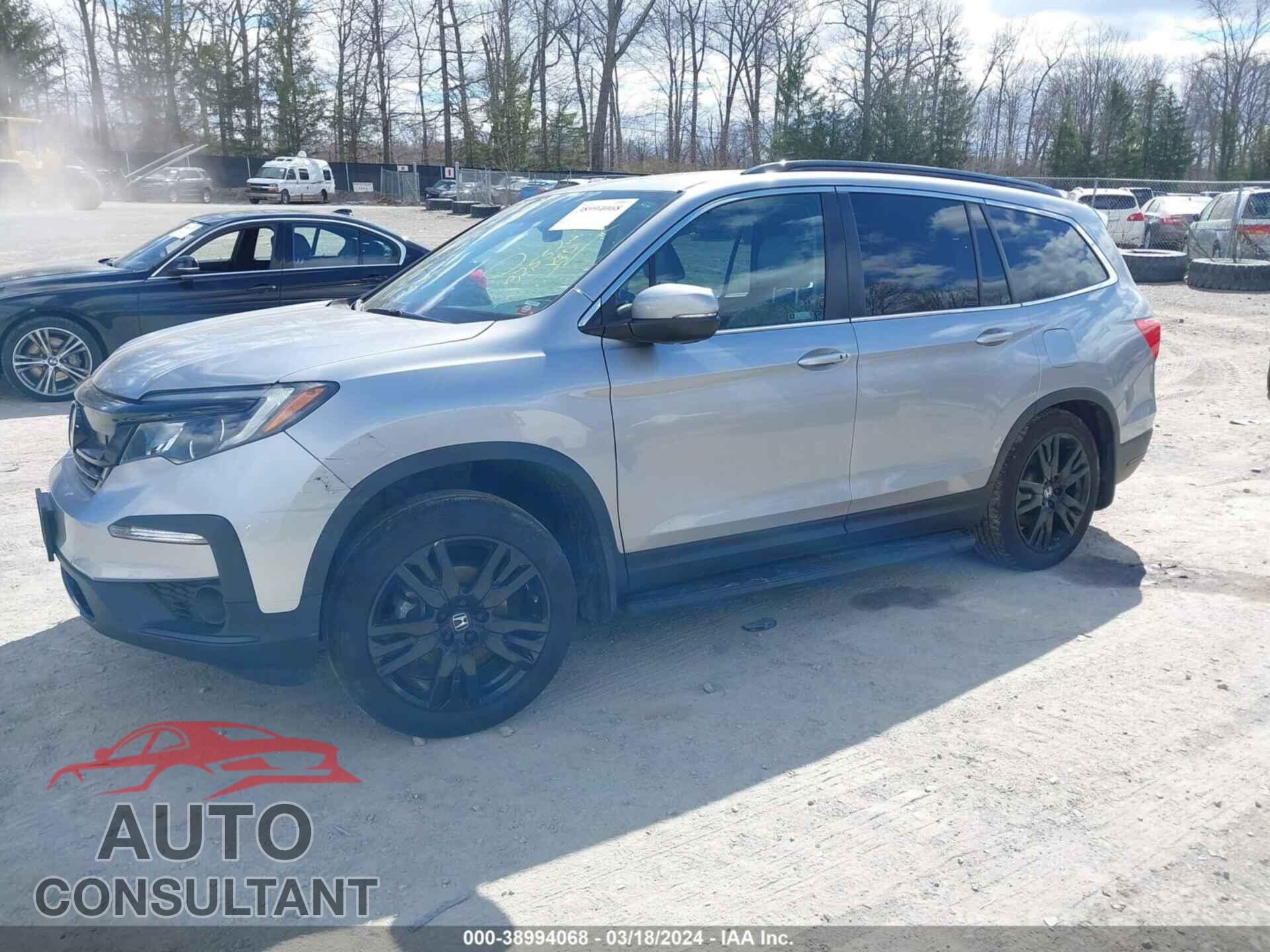 HONDA PILOT 2022 - 5FNYF6H24NB093267