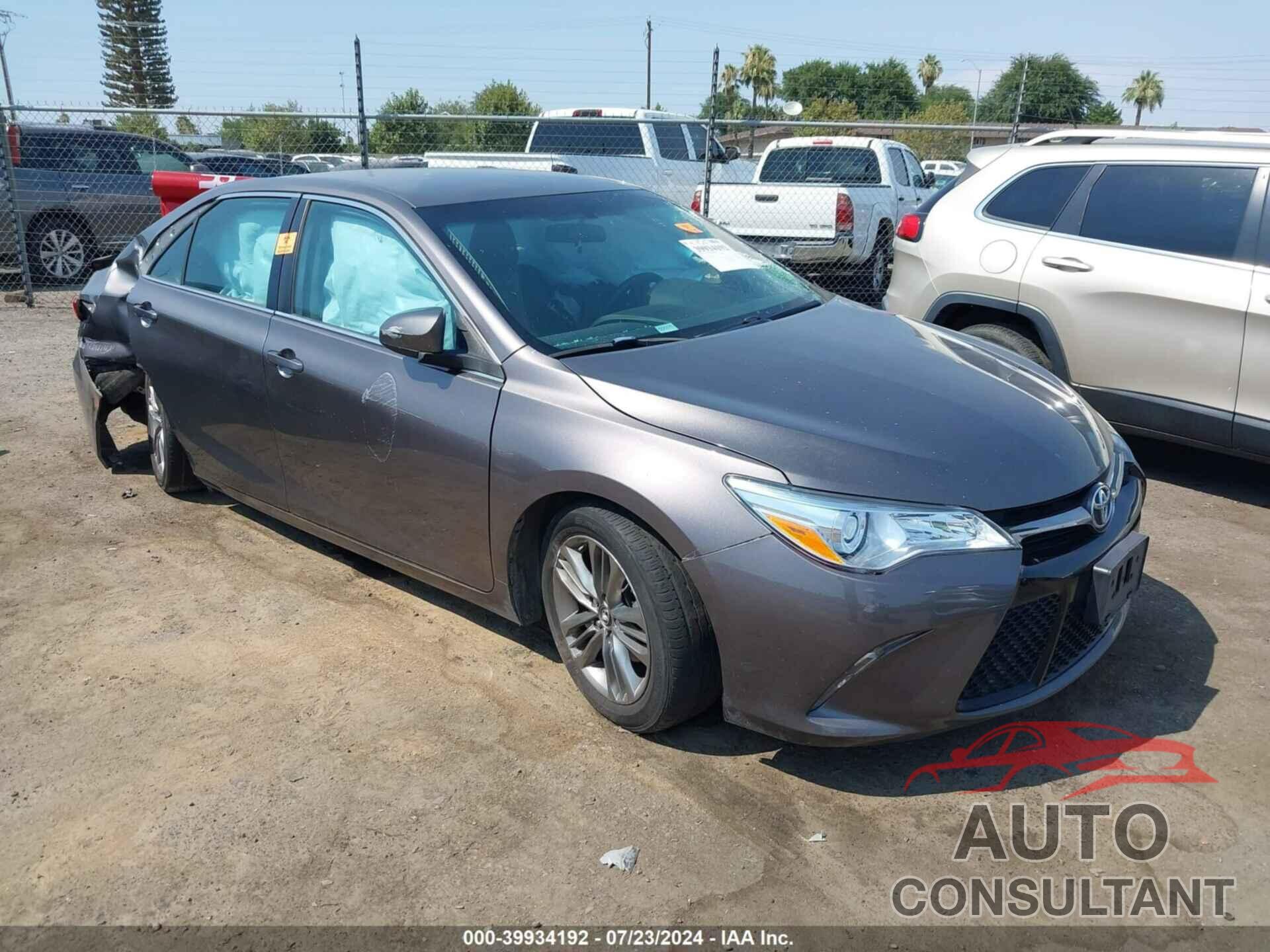 TOYOTA CAMRY 2017 - 4T1BF1FK9HU385385