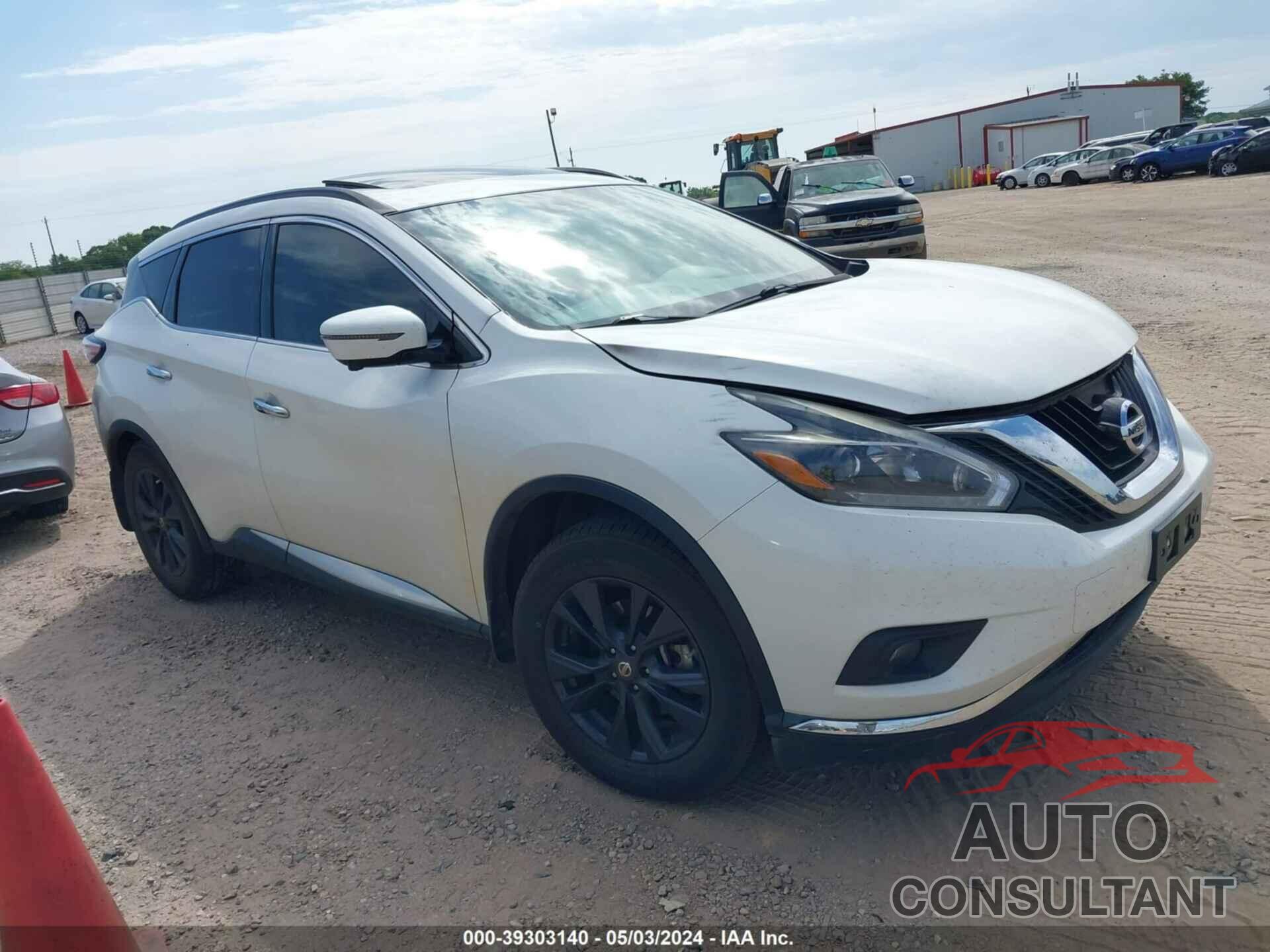 NISSAN MURANO 2018 - 5N1AZ2MG0JN138005