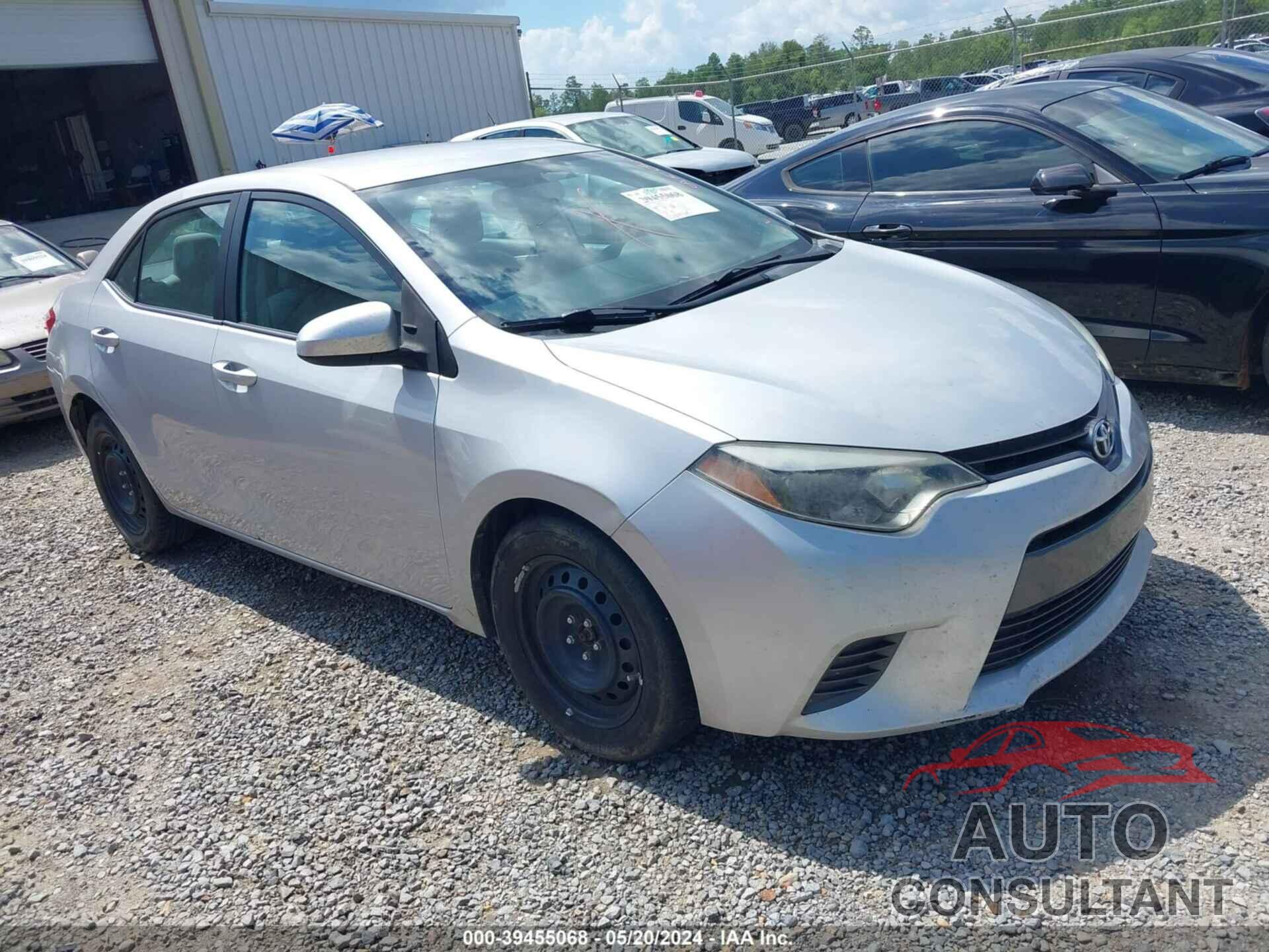 TOYOTA COROLLA 2016 - 2T1BURHE1GC519155