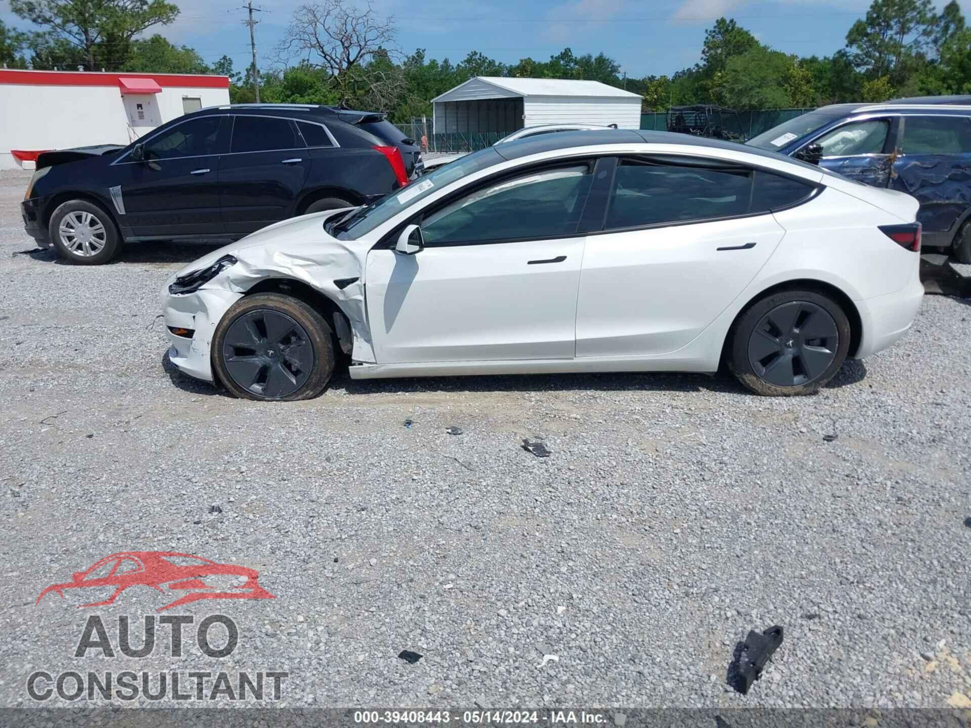 TESLA MODEL 3 2022 - 5YJ3E1EBXNF152813