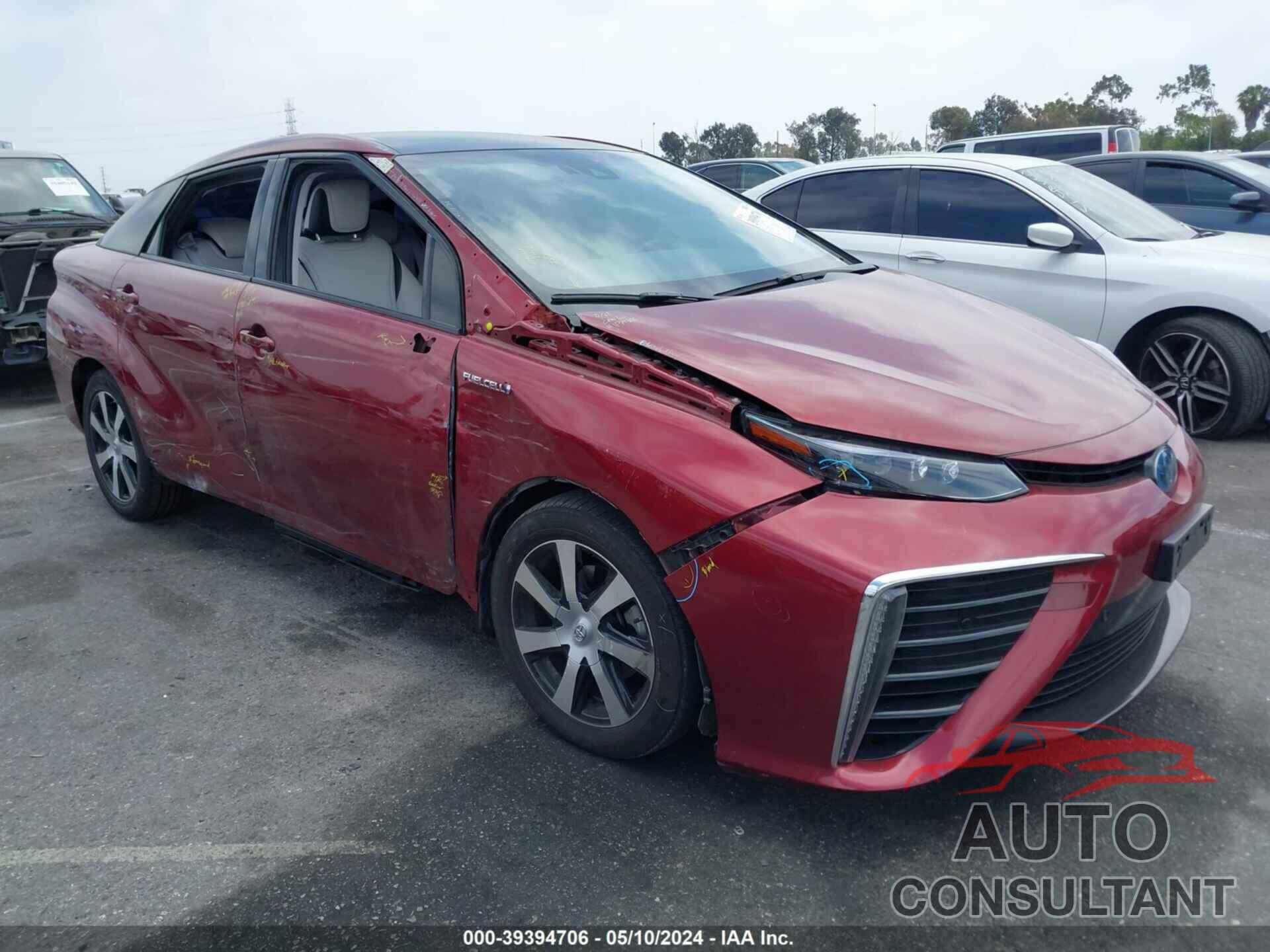 TOYOTA MIRAI 2019 - JTDBVRBD8KA006155