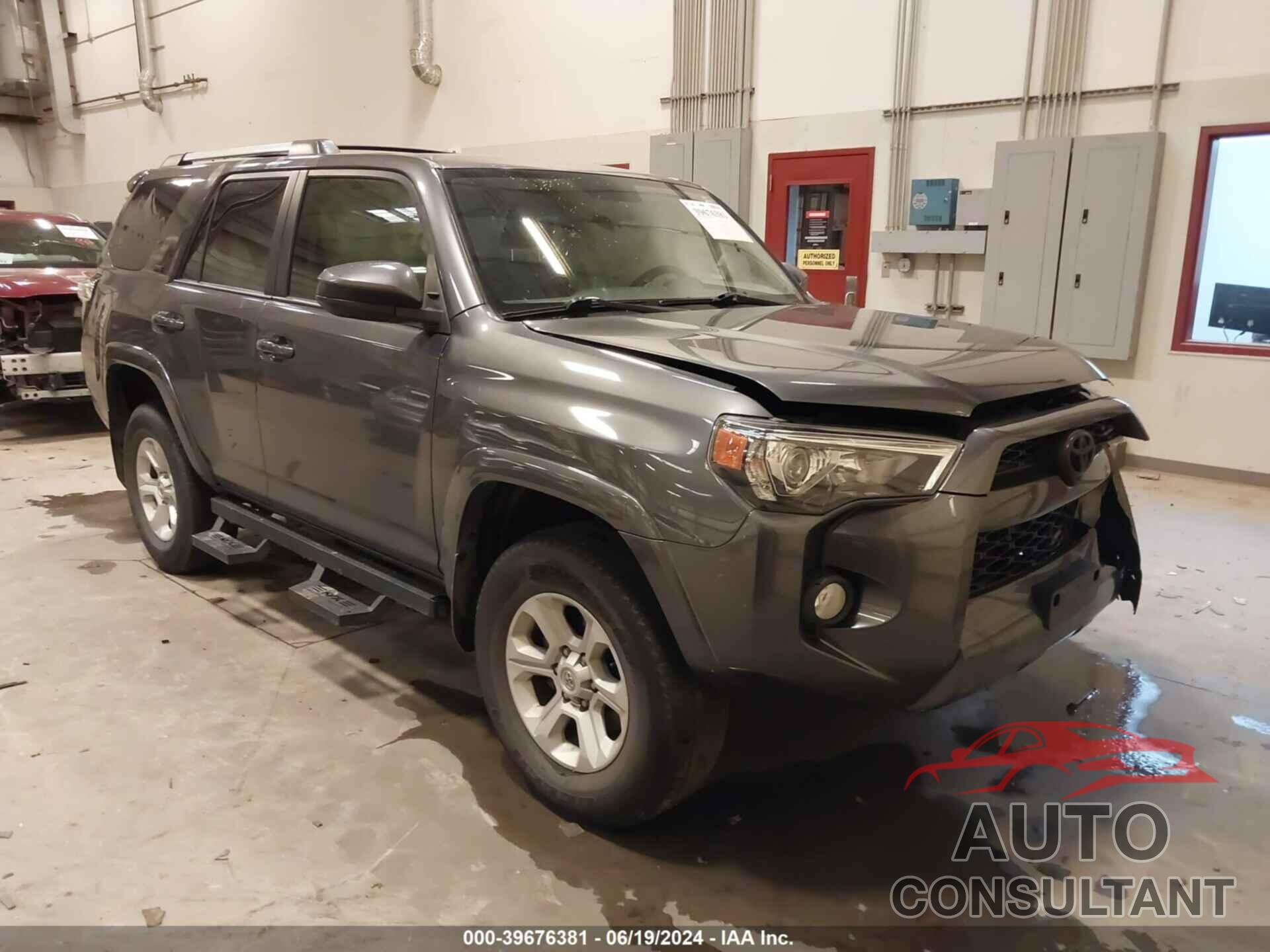 TOYOTA 4RUNNER 2019 - JTEBU5JR9K5729865