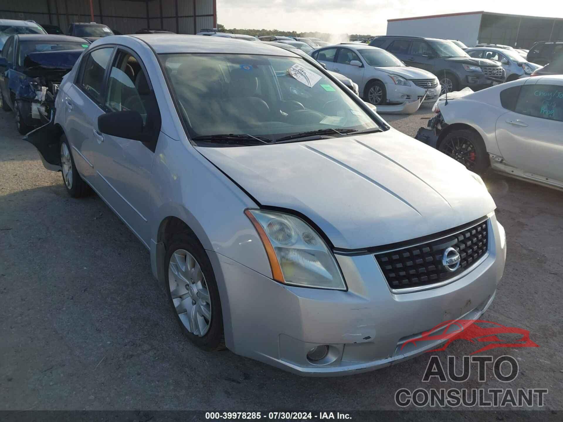 NISSAN SENTRA 2009 - 3N1AB61E29L653377