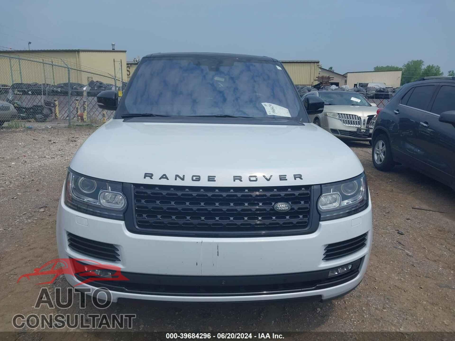 LAND ROVER RANGE ROVER 2016 - SALGS2KF1GA255274