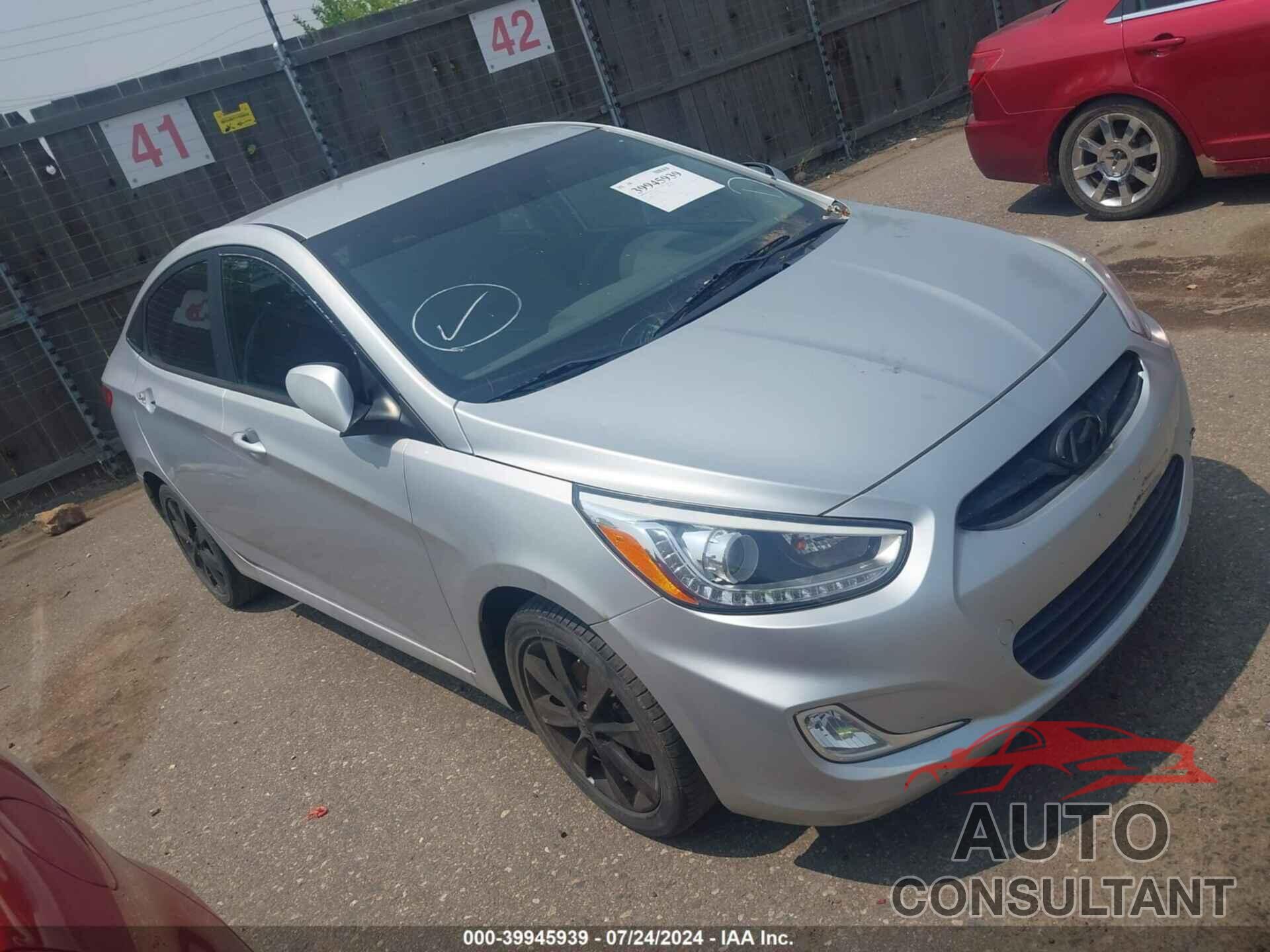 HYUNDAI ACCENT 2014 - KMHCU4AE5EU740819