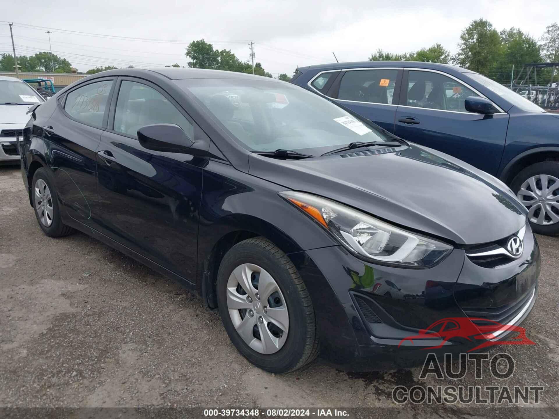 HYUNDAI ELANTRA 2016 - 5NPDH4AE4GH775247