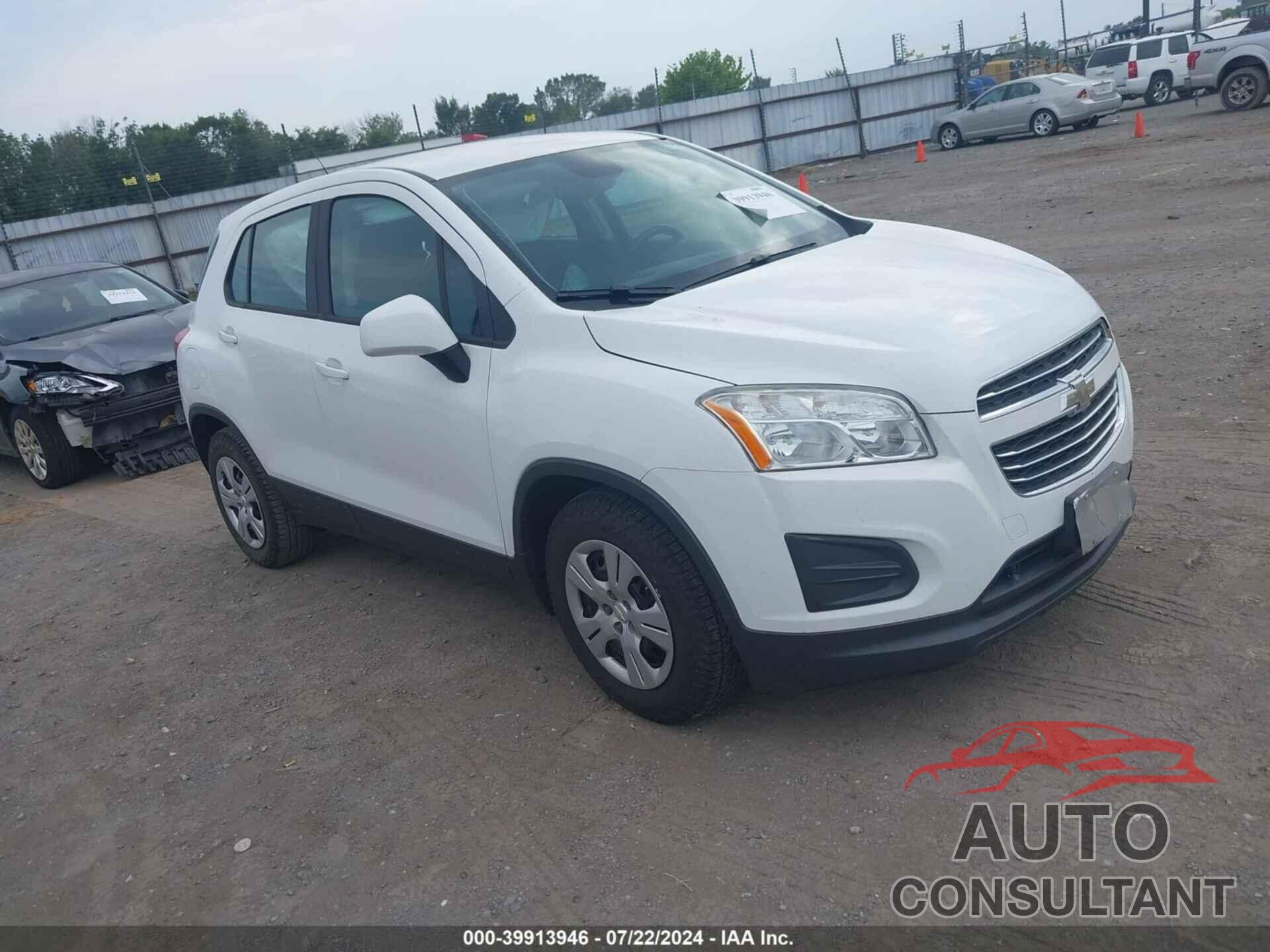 CHEVROLET TRAX 2016 - 3GNCJKSB1GL272744