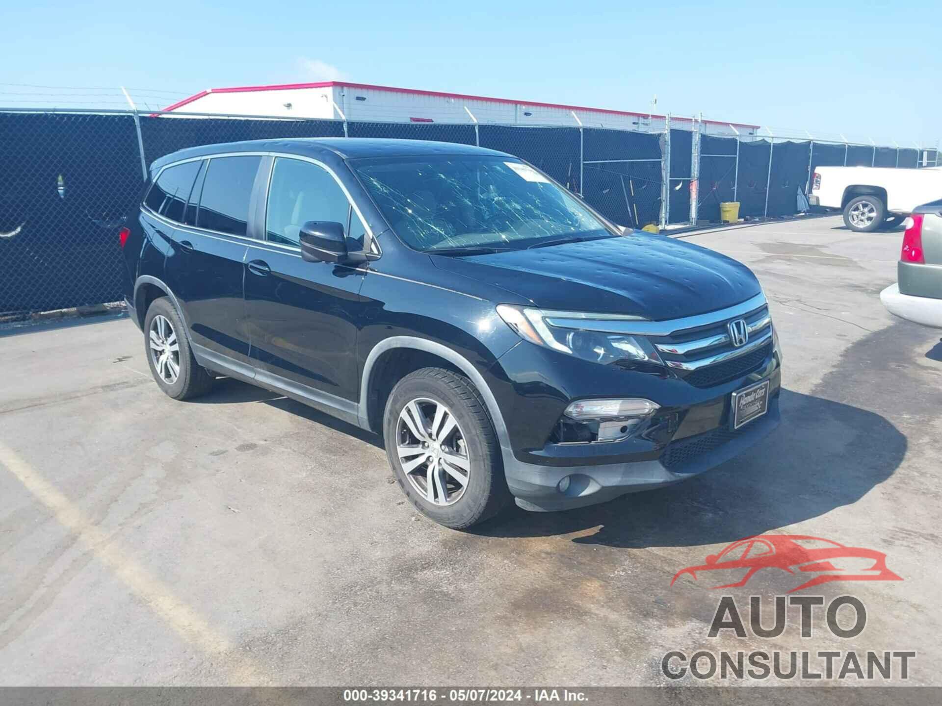 HONDA PILOT 2017 - 5FNYF5H34HB023405