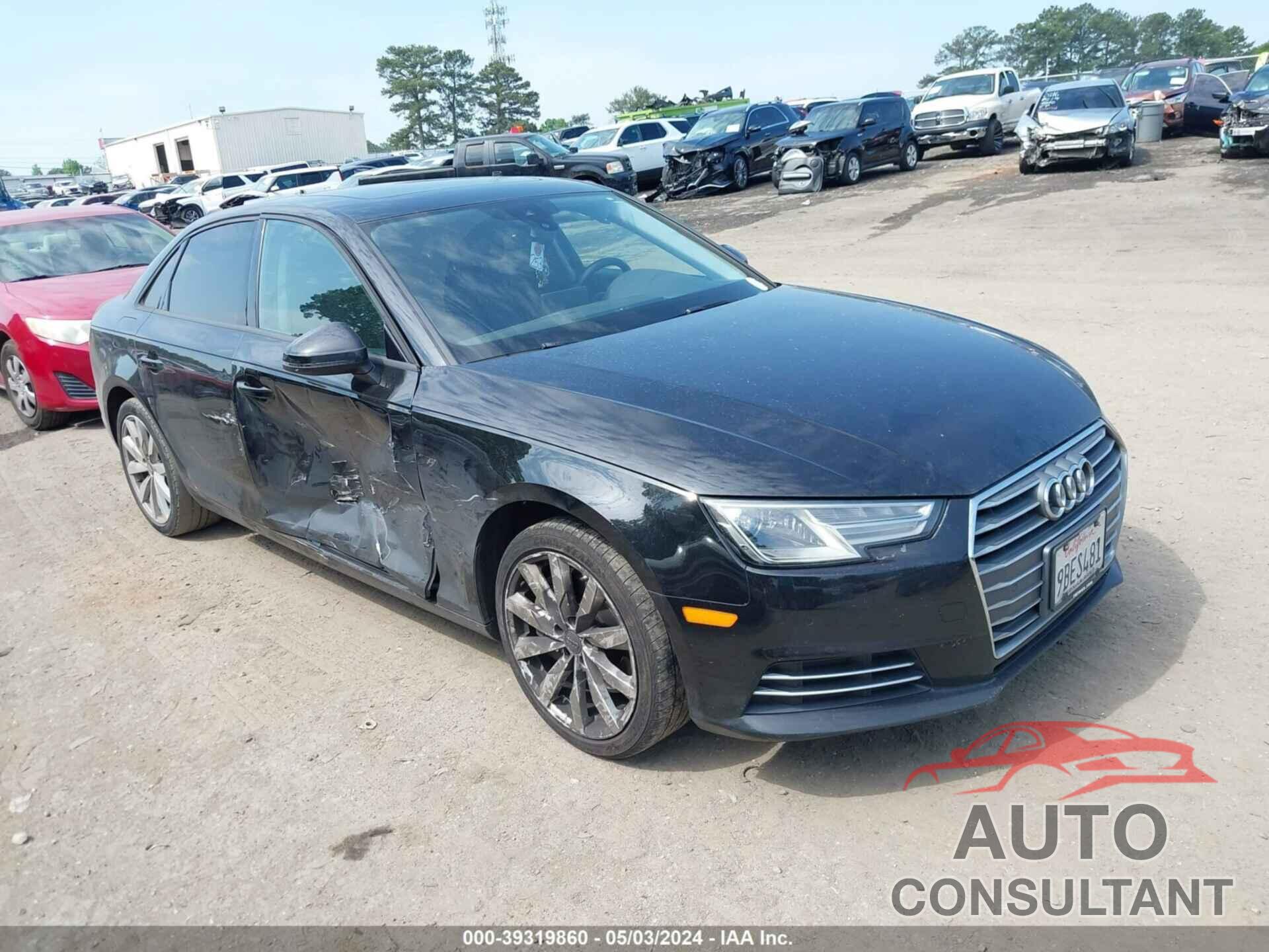 AUDI A4 2017 - WAUGNAF49HN006505