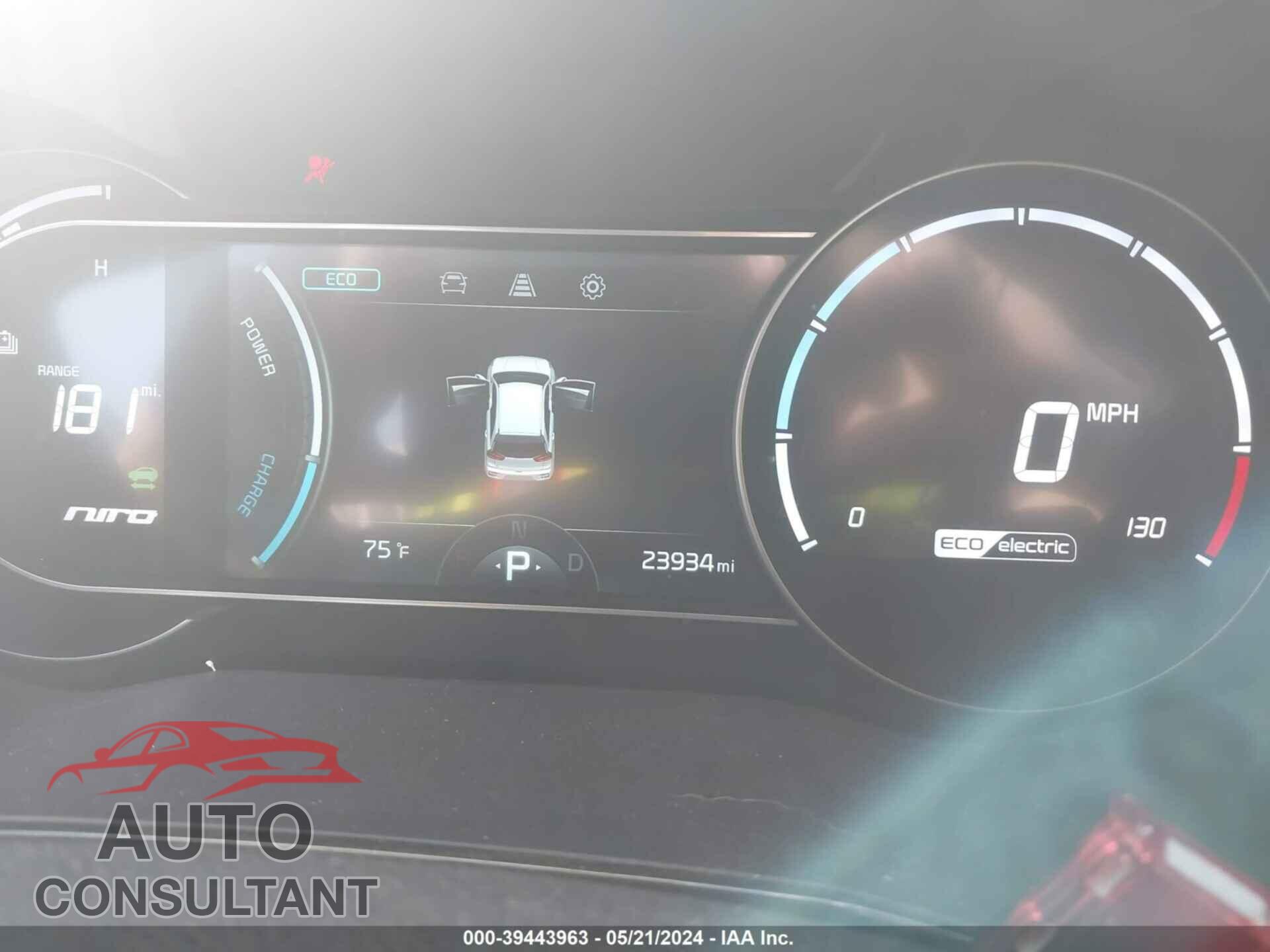 KIA NIRO EV 2020 - KNDCC3LG1L5073741