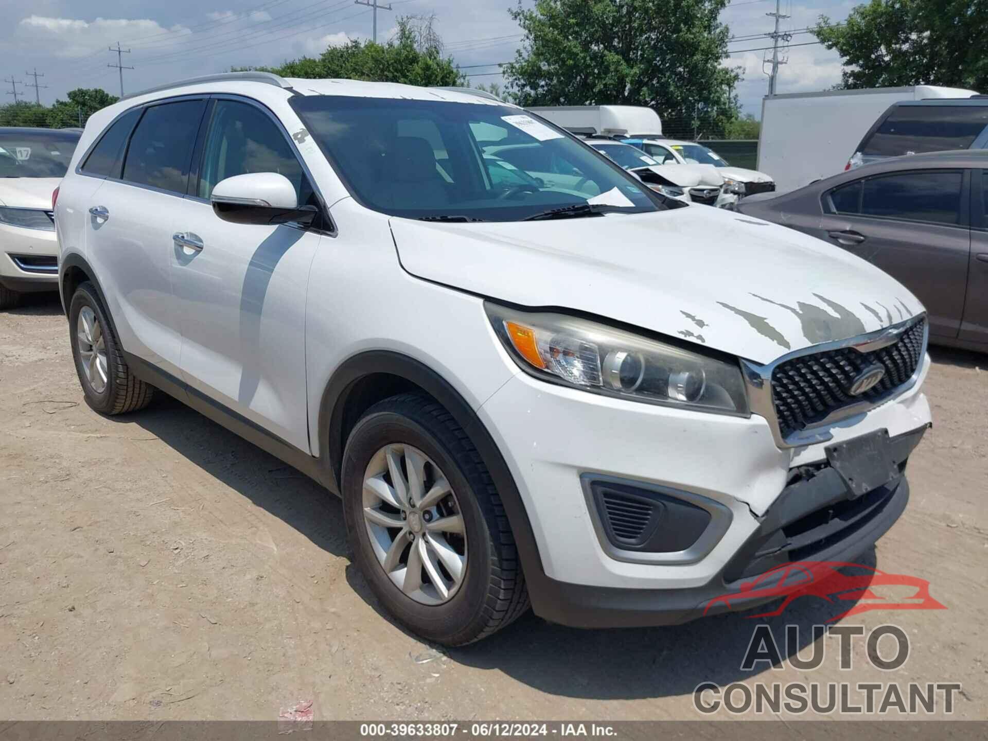 KIA SORENTO 2016 - 5XYPG4A33GG012223