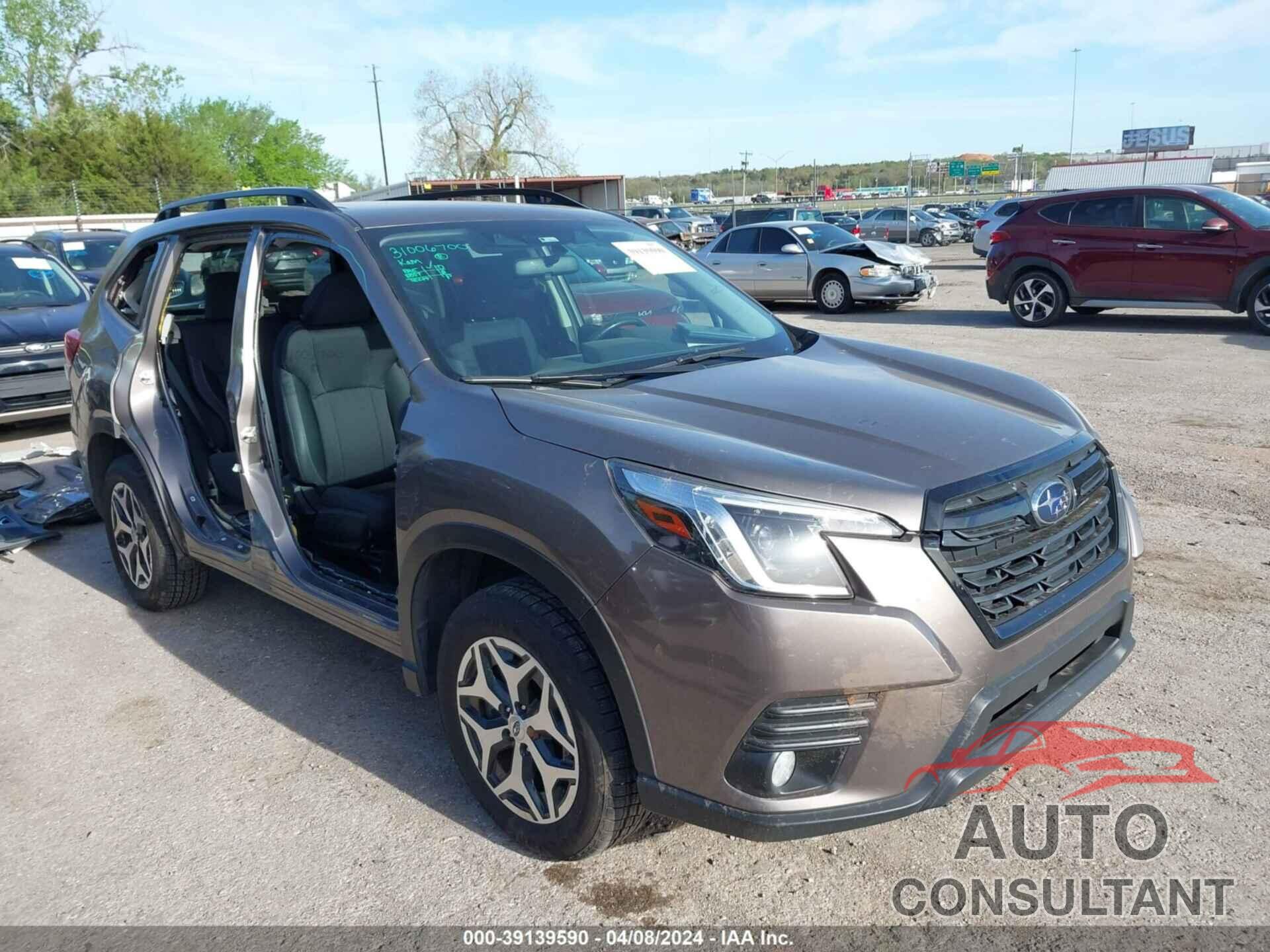 SUBARU FORESTER 2022 - JF2SKAEC6NH418083