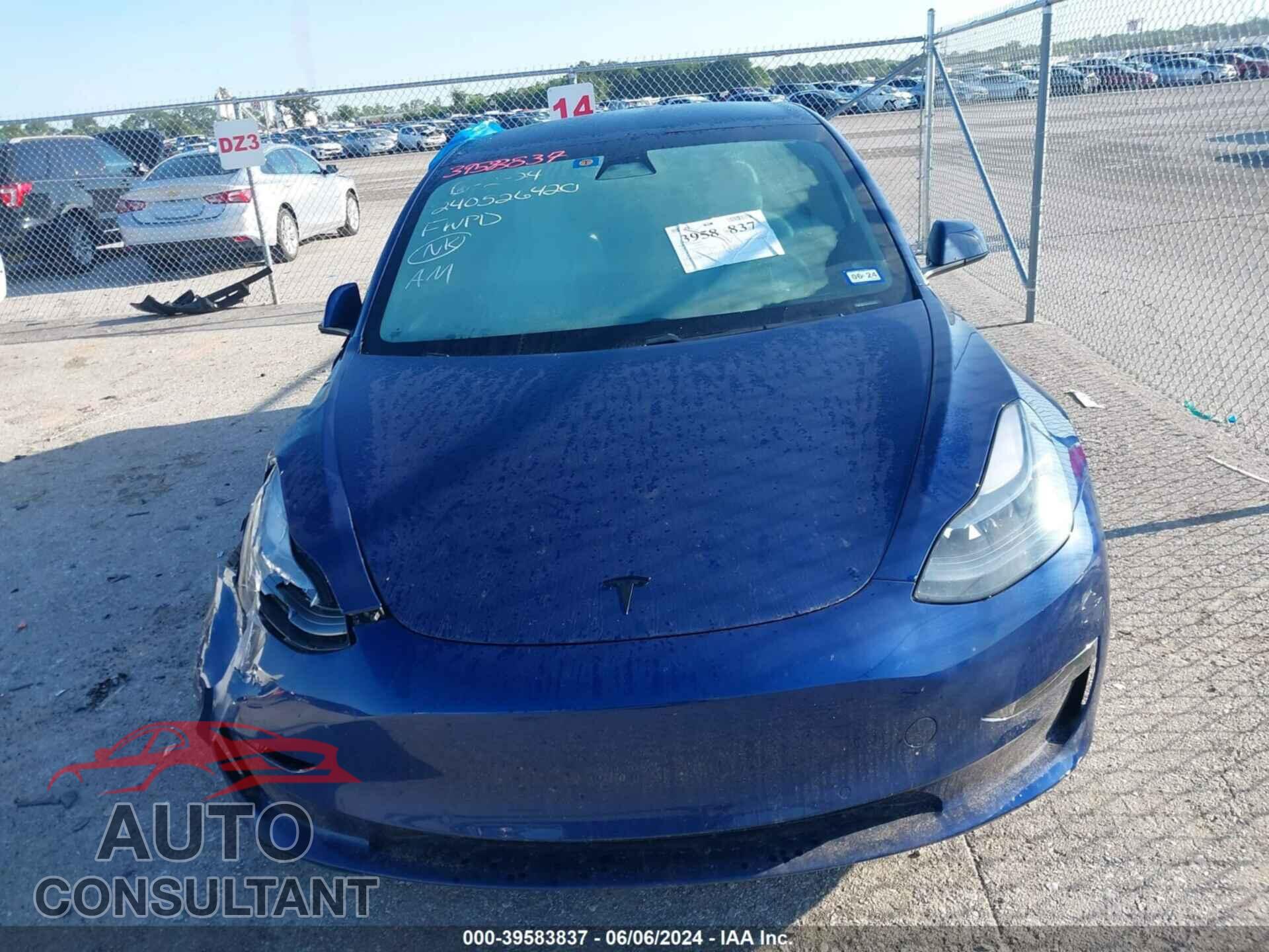 TESLA MODEL 3 2021 - 5YJ3E1EA4MF978708