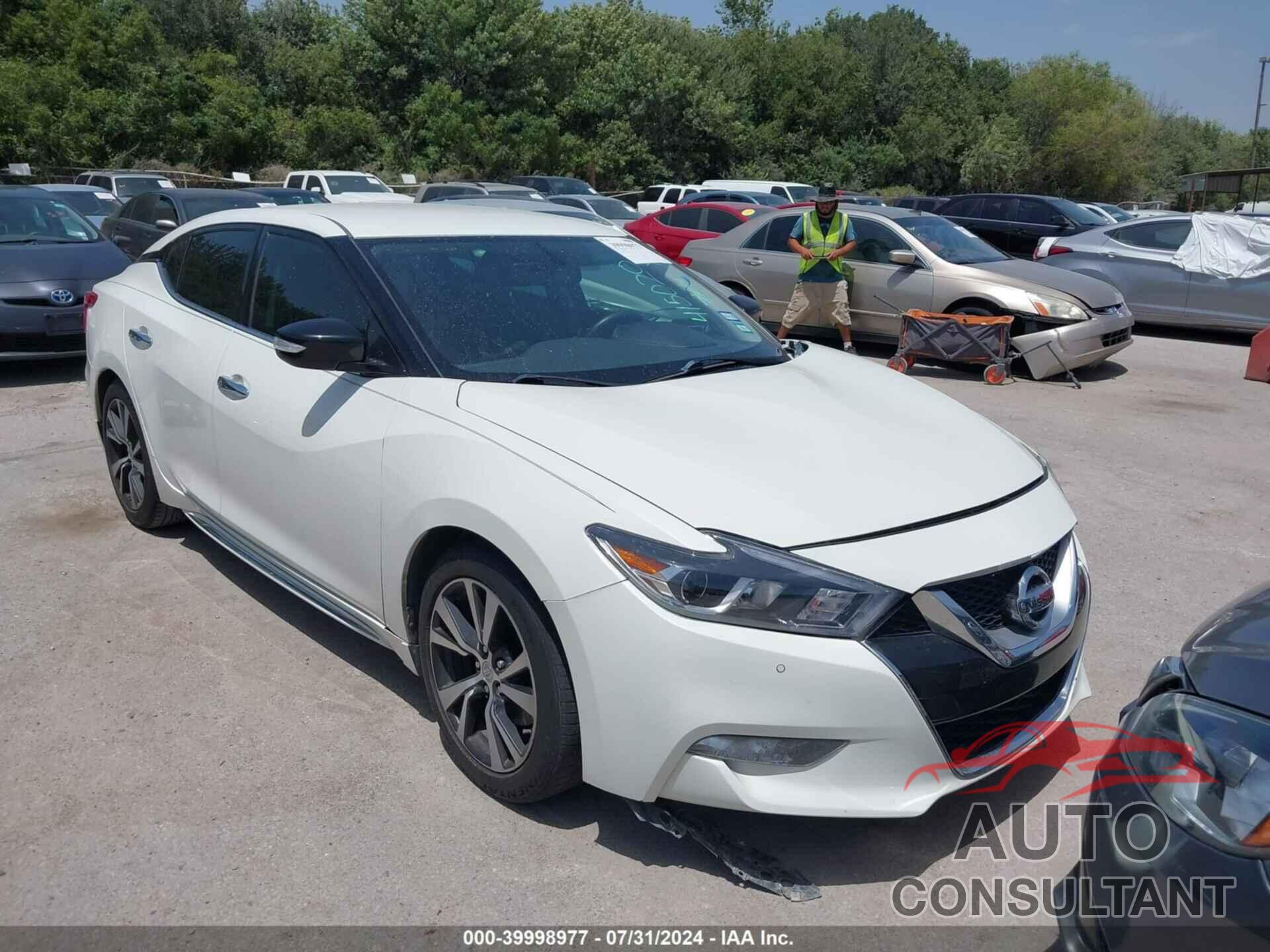 NISSAN MAXIMA 2016 - 1N4AA6APXGC415020