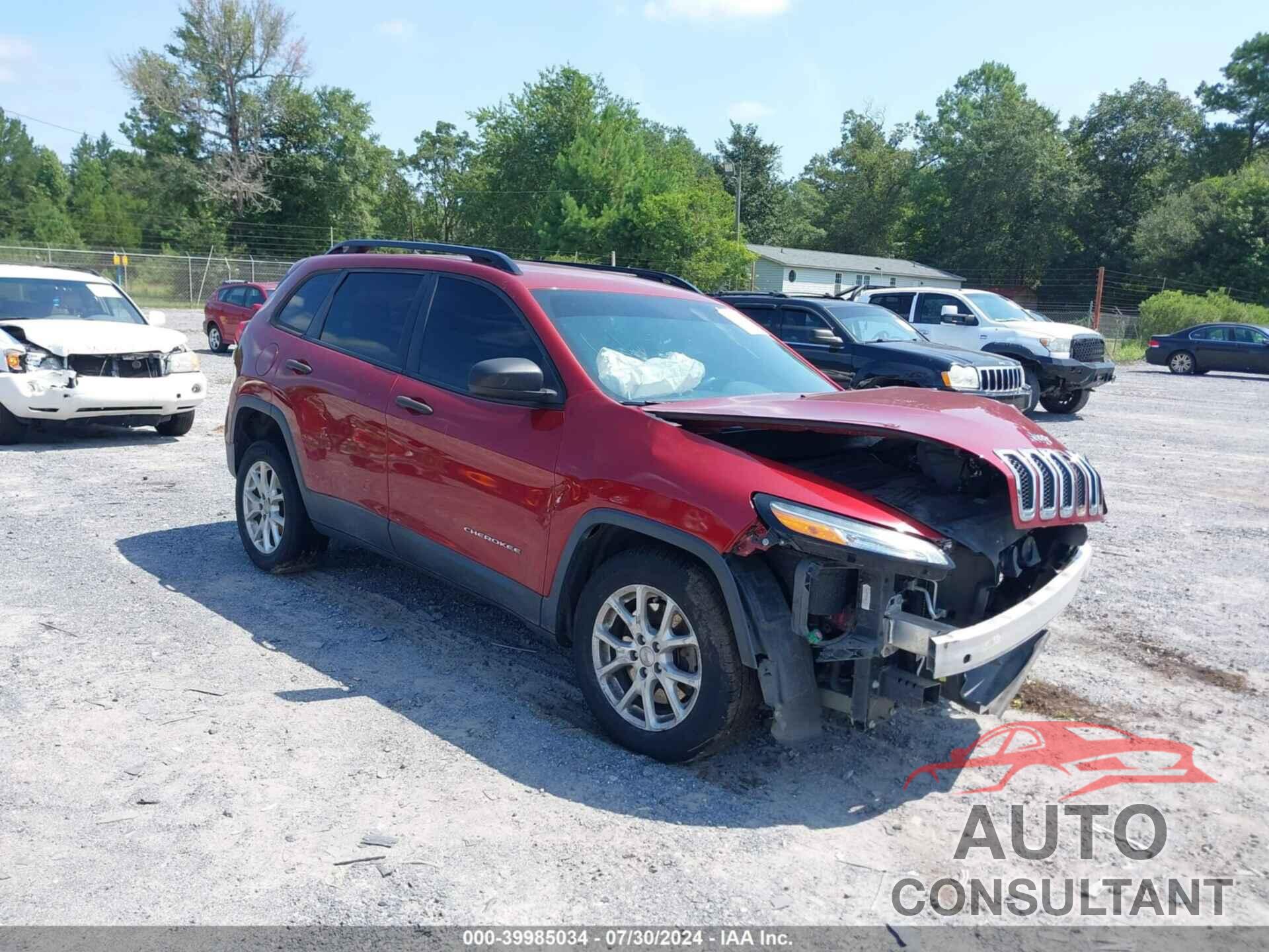 JEEP CHEROKEE 2016 - 1C4PJLAB4GW159883