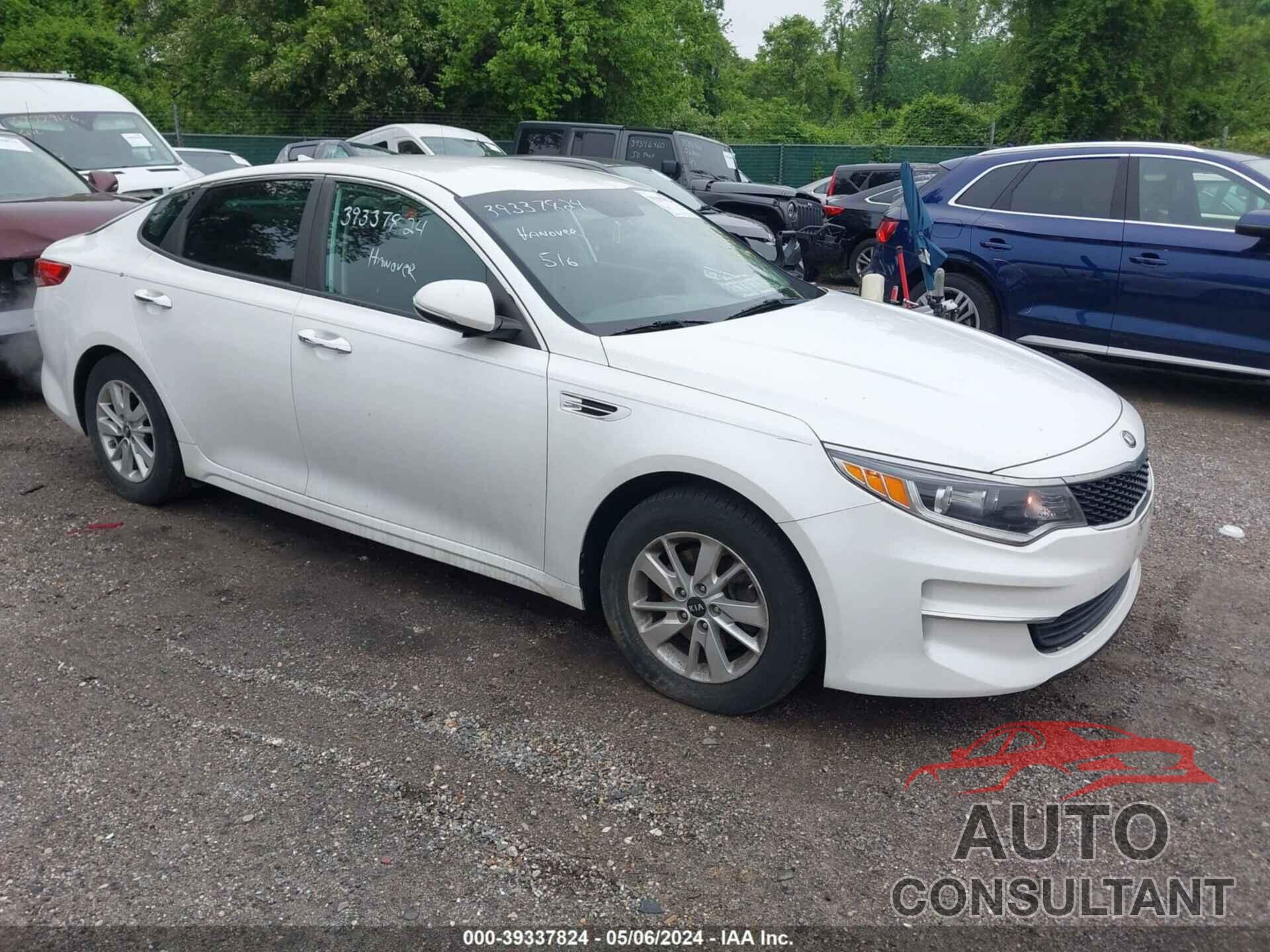 KIA OPTIMA 2018 - KNAGT4L34J5235800