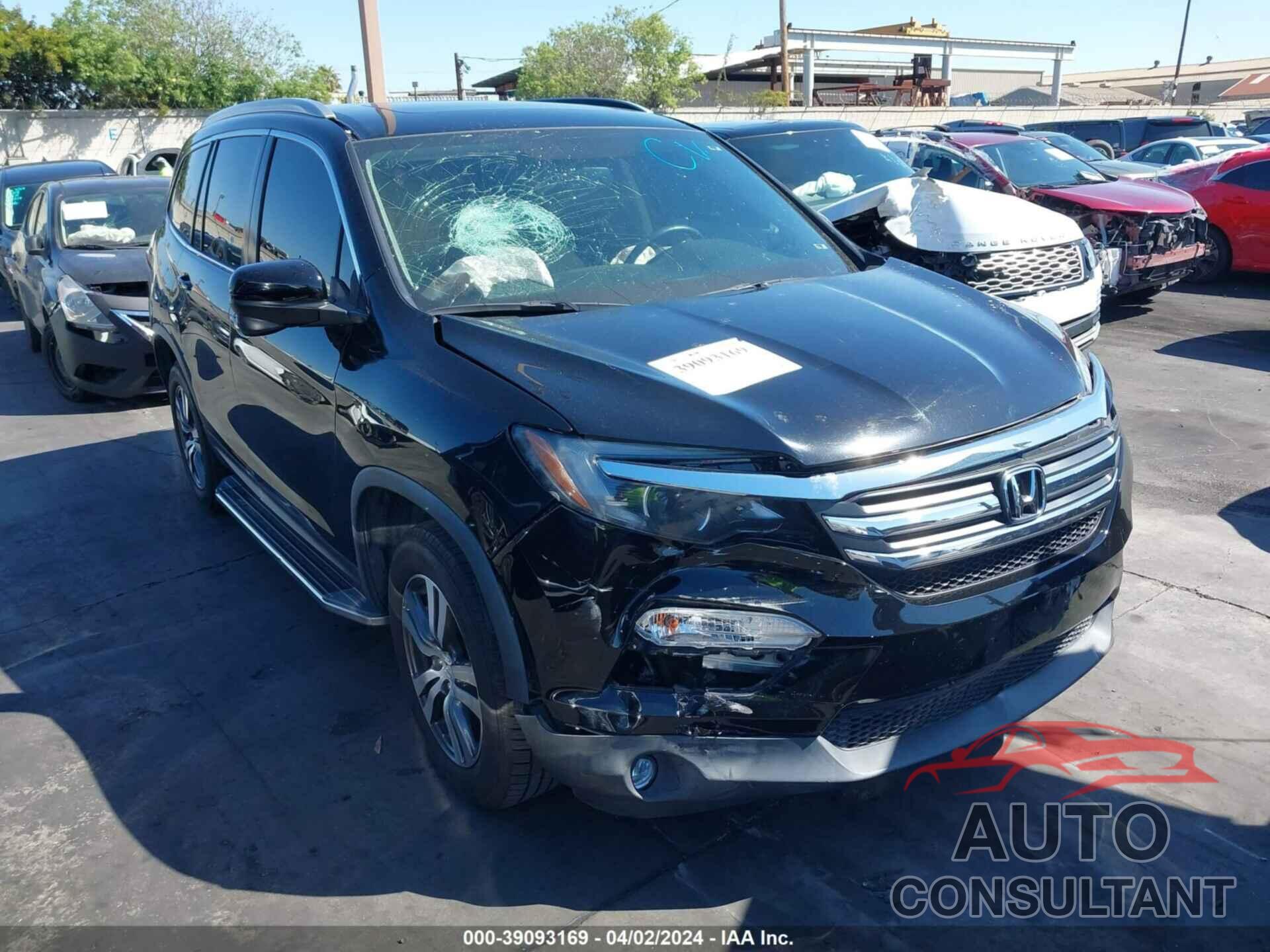 HONDA PILOT 2017 - 5FNYF6H55HB047350