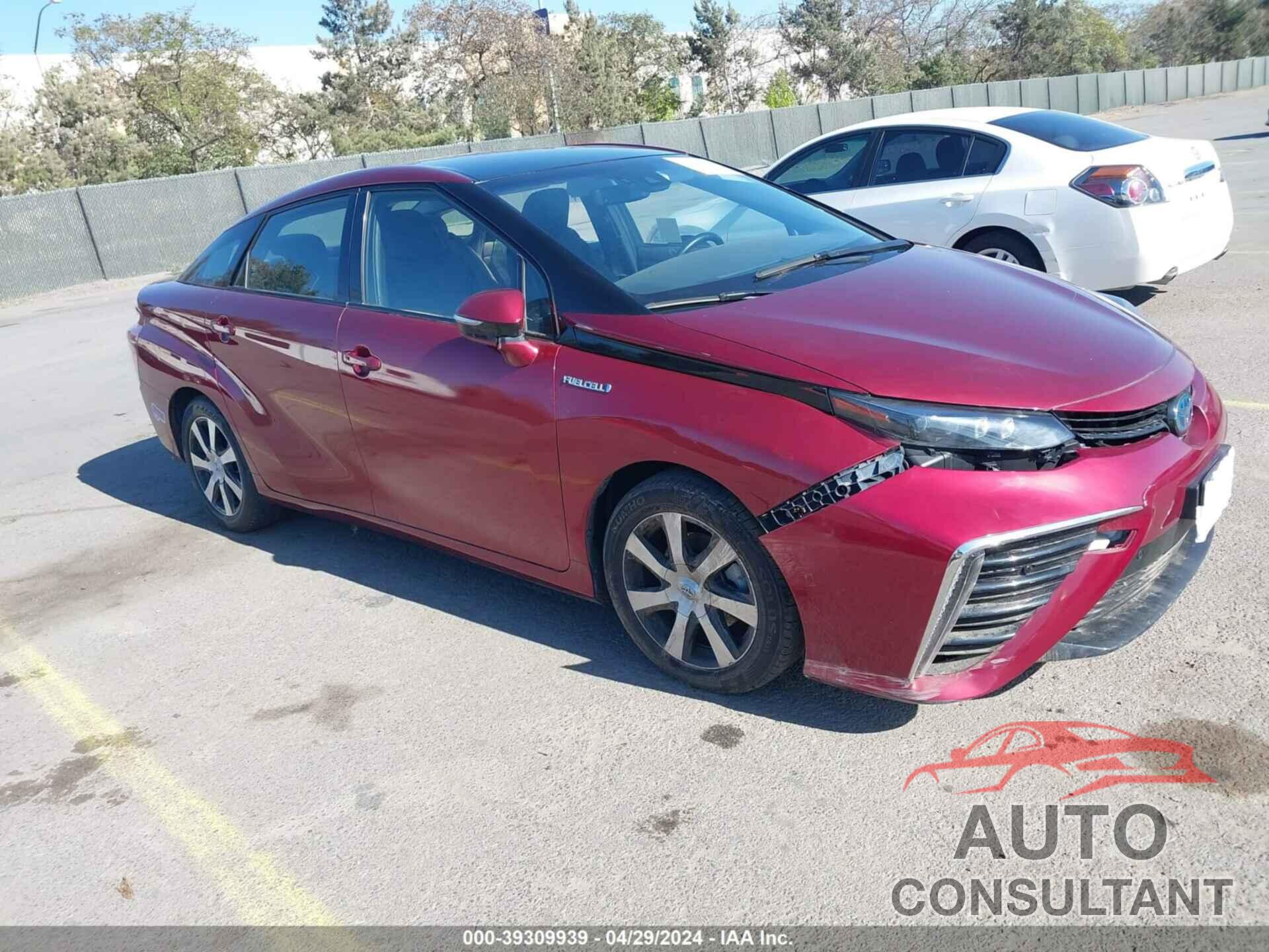 TOYOTA MIRAI 2019 - JTDBVRBD6KA006459