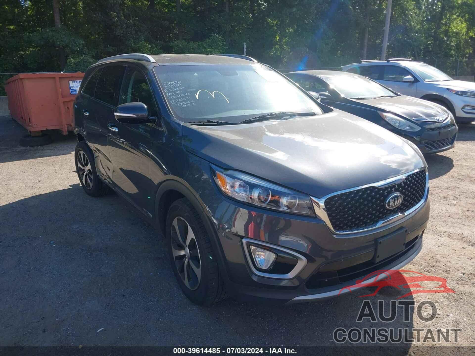KIA SORENTO 2017 - 5XYPHDA52HG228936