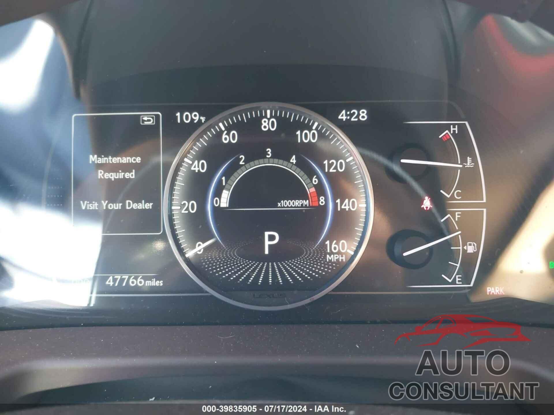 LEXUS ES 350 2021 - 58AFZ1B1XMU108172
