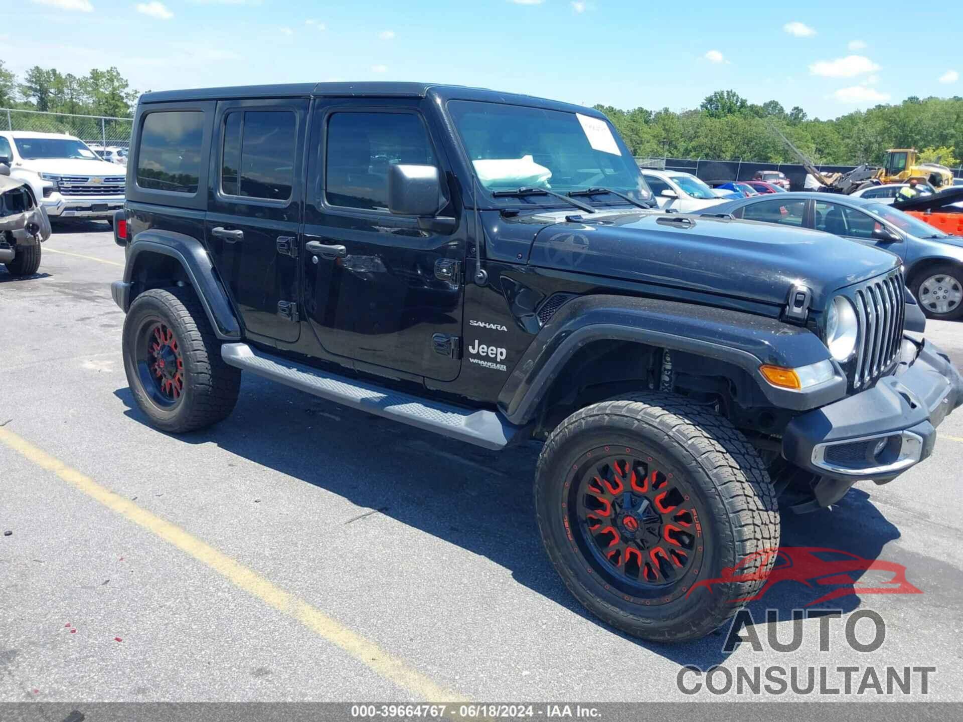 JEEP WRANGLER UNLIMITED 2018 - 1C4HJXEG8JW303251