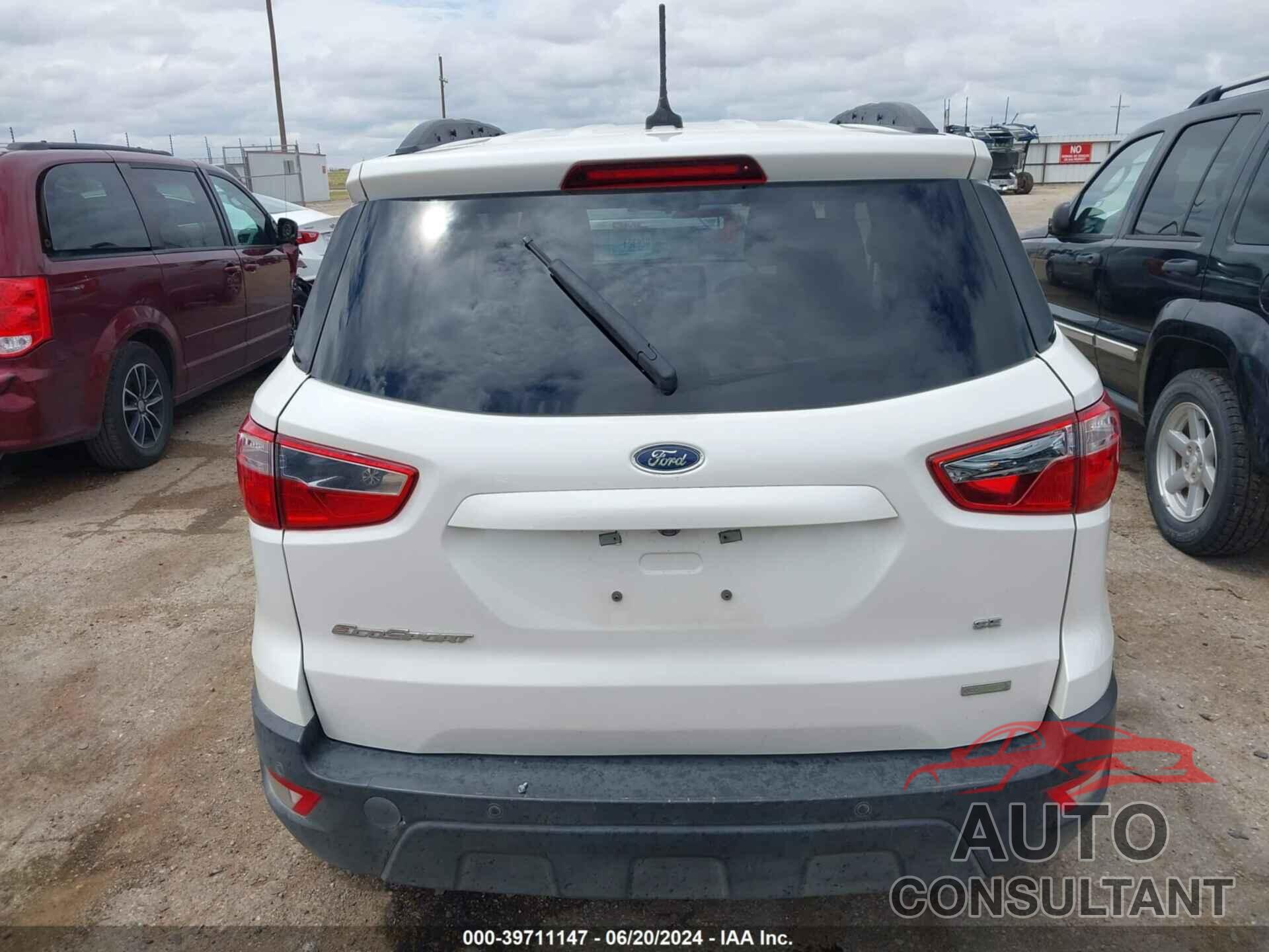 FORD ECOSPORT 2019 - MAJ3S2GE9KC267326