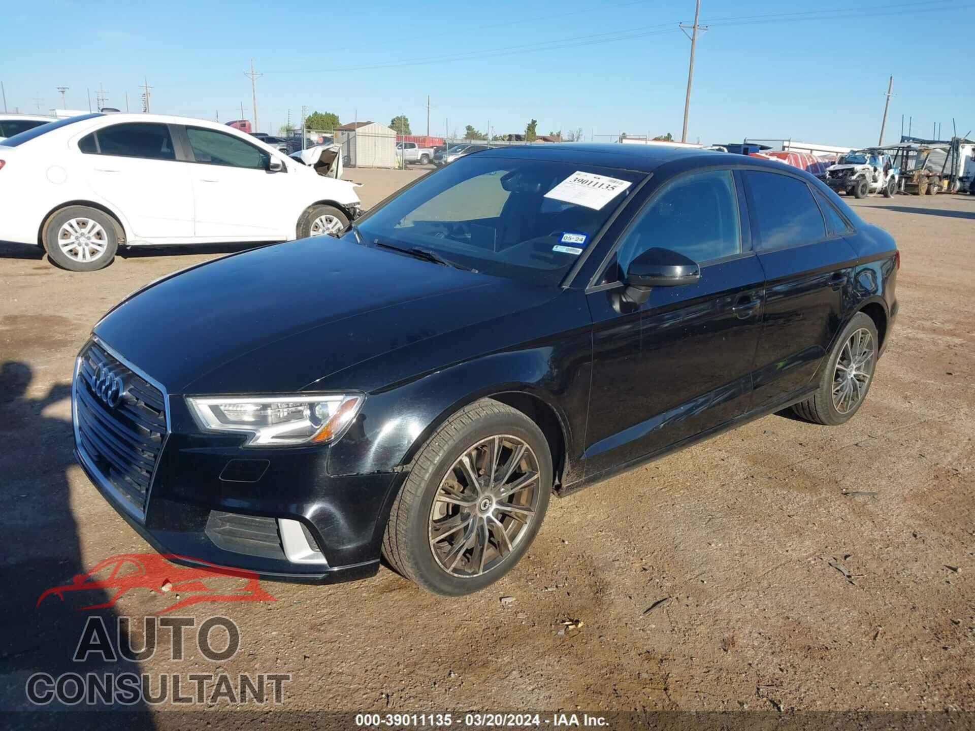 AUDI A3 2017 - WAUB8GFF2H1022770