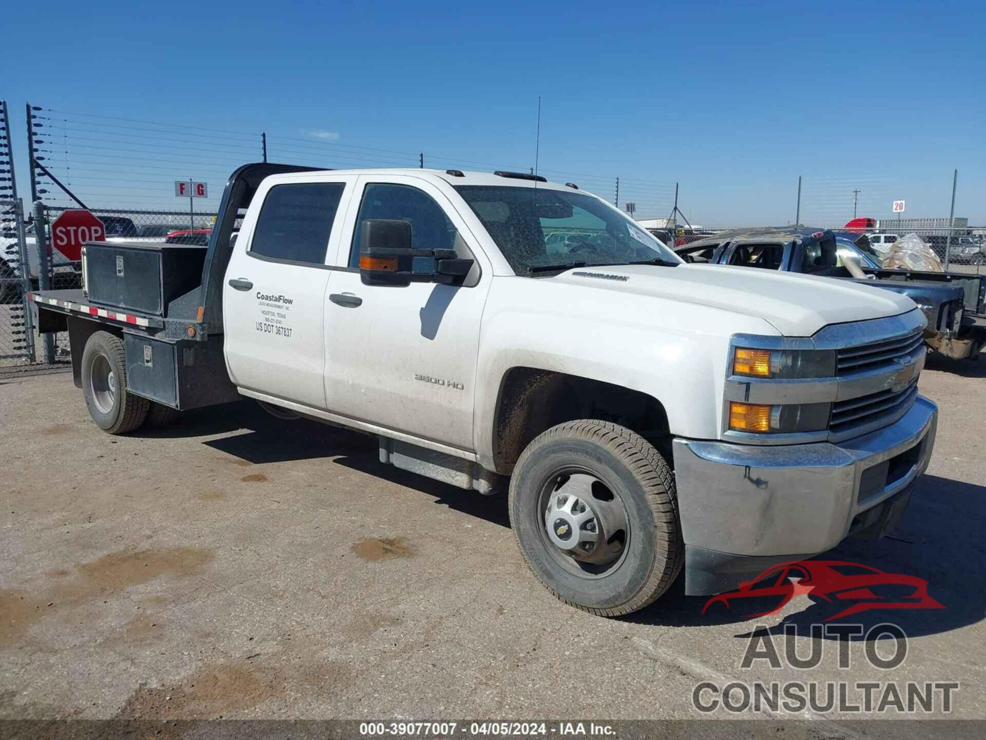 CHEVROLET SILVERADO 2016 - 1GB4CYC81GF255986