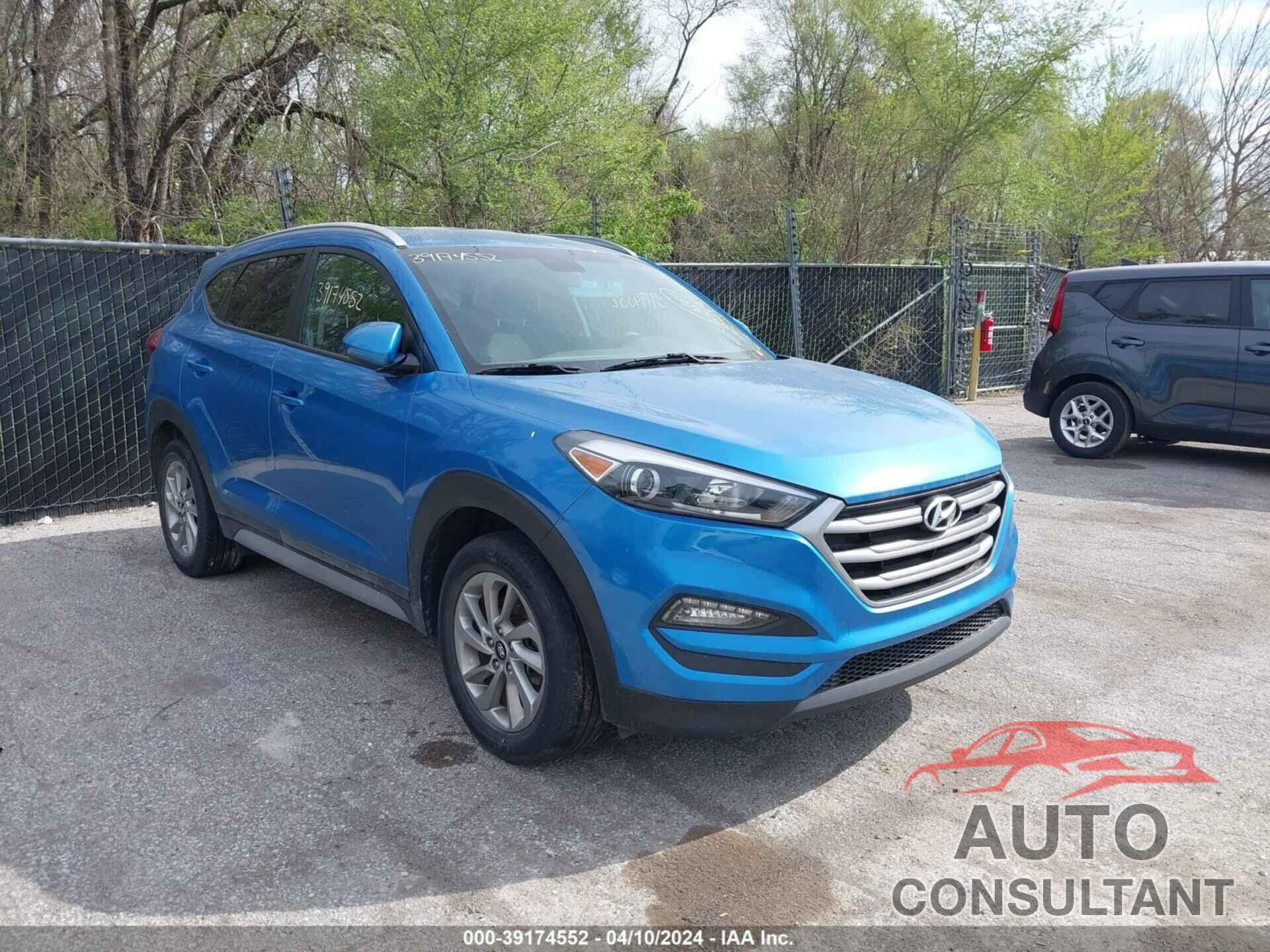 HYUNDAI TUCSON 2018 - KM8J3CA48JU728699