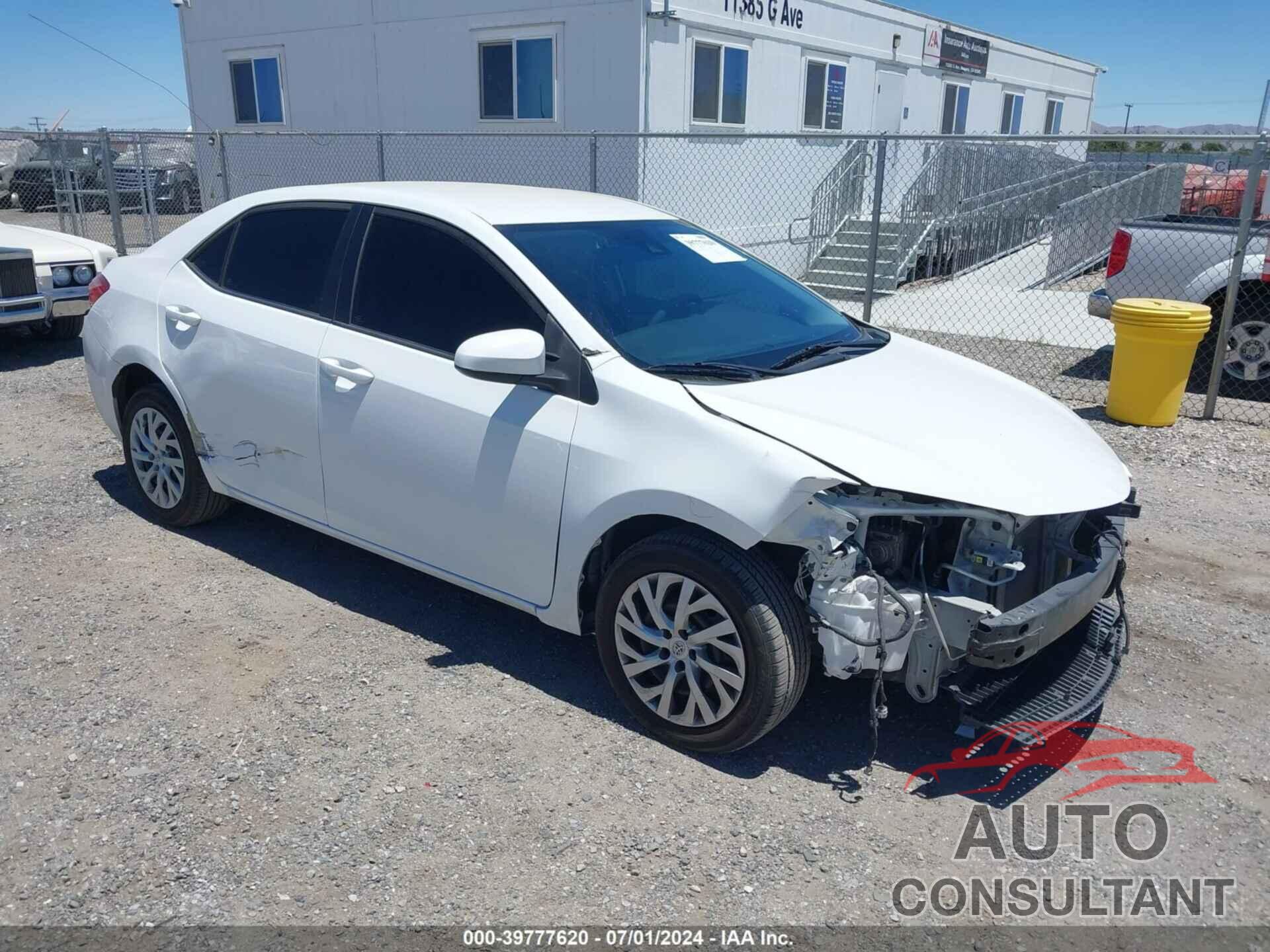 TOYOTA COROLLA 2019 - 5YFBURHEXKP865598