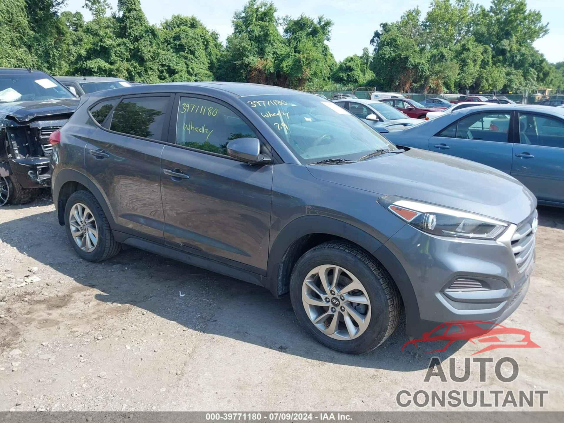 HYUNDAI TUCSON 2018 - KM8J2CA41JU647398