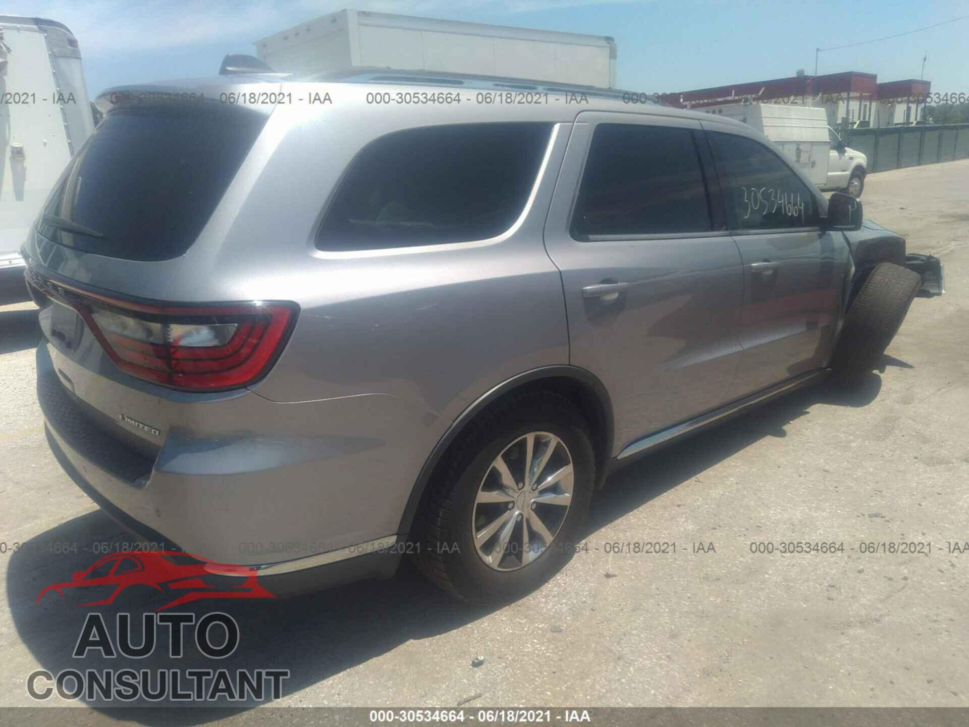 DODGE DURANGO 2016 - 1C4RDJDG1GC460074