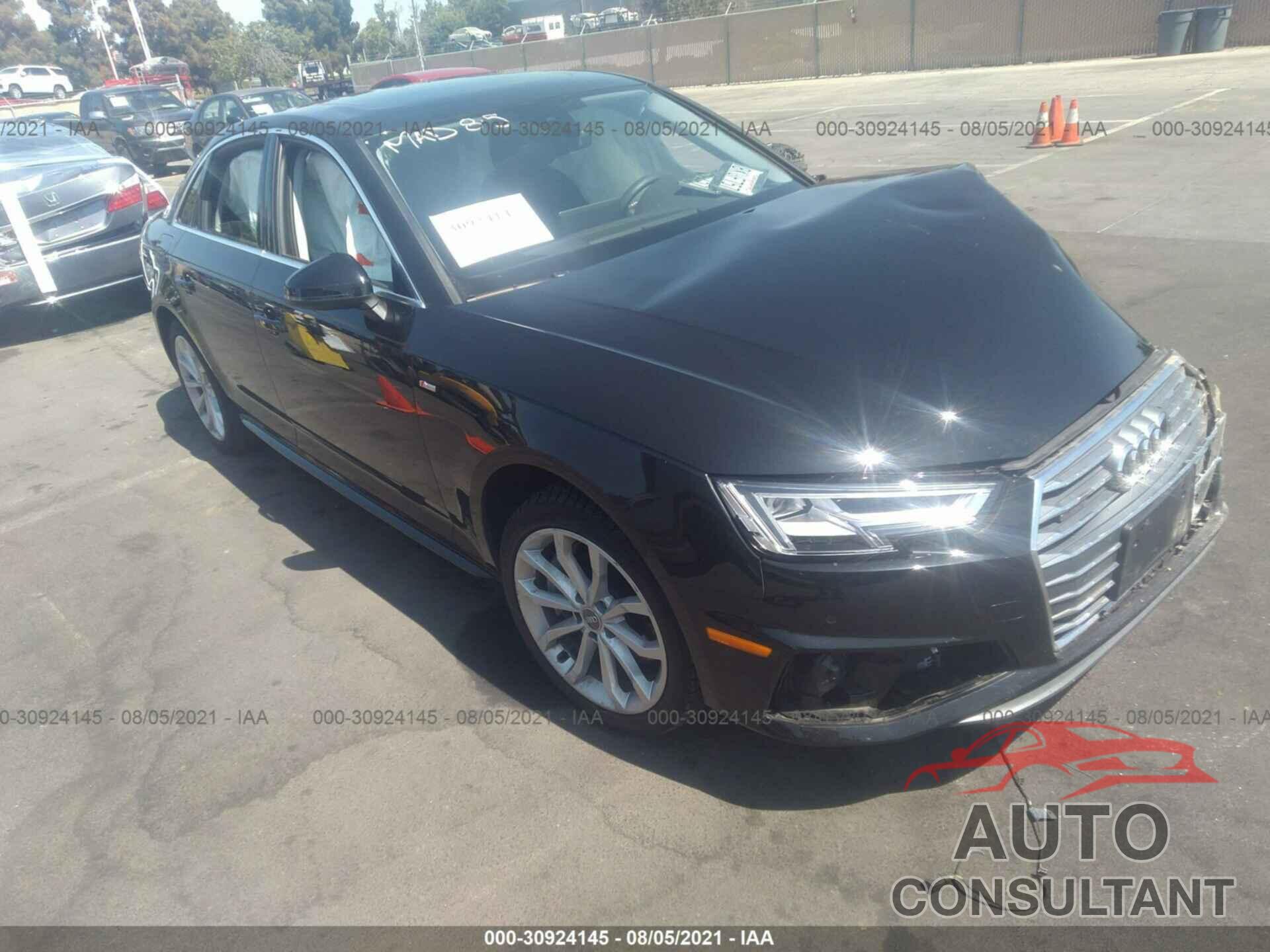 AUDI A4 2019 - WAUENAF48KN014822