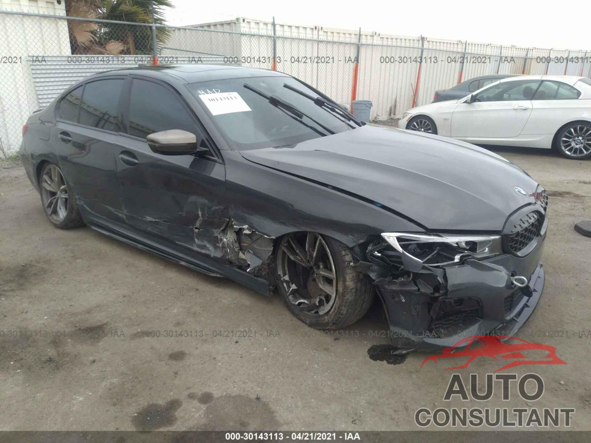 BMW 3 SERIES 2020 - WBA5U7C05LA234256