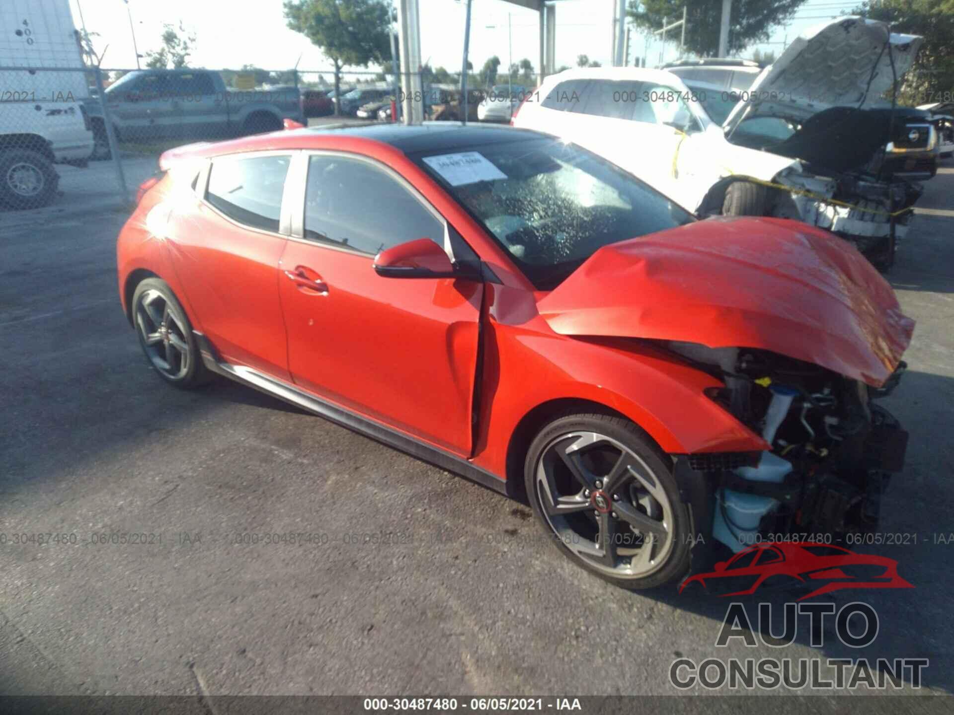 HYUNDAI VELOSTER 2019 - KMHTH6AB8KU005916