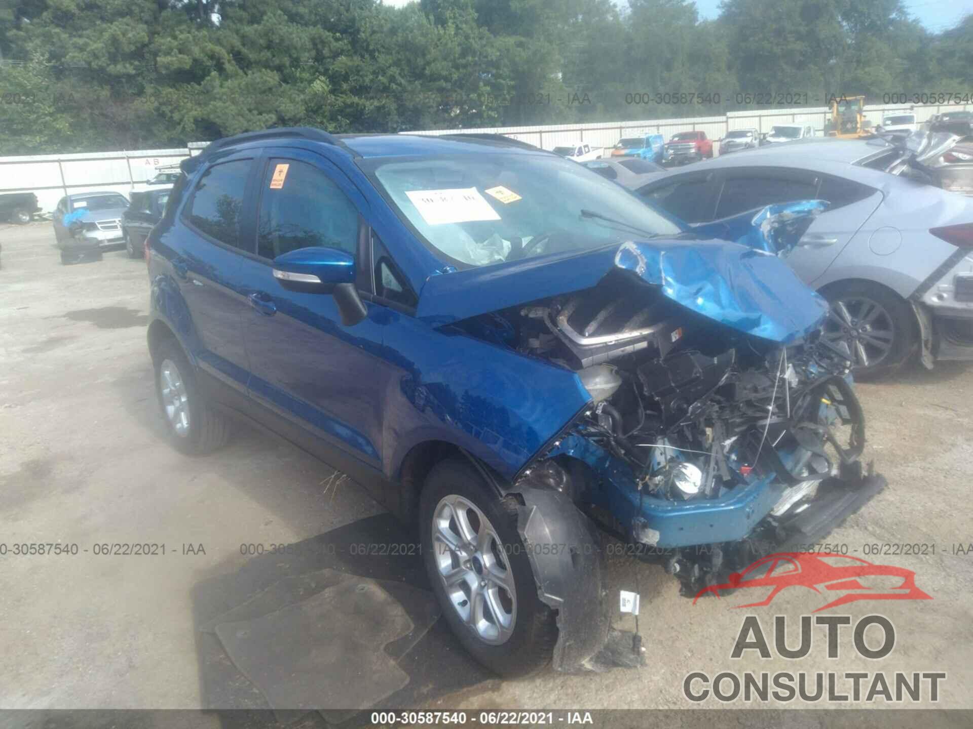 FORD ECOSPORT 2021 - MAJ3S2GE9MC400248