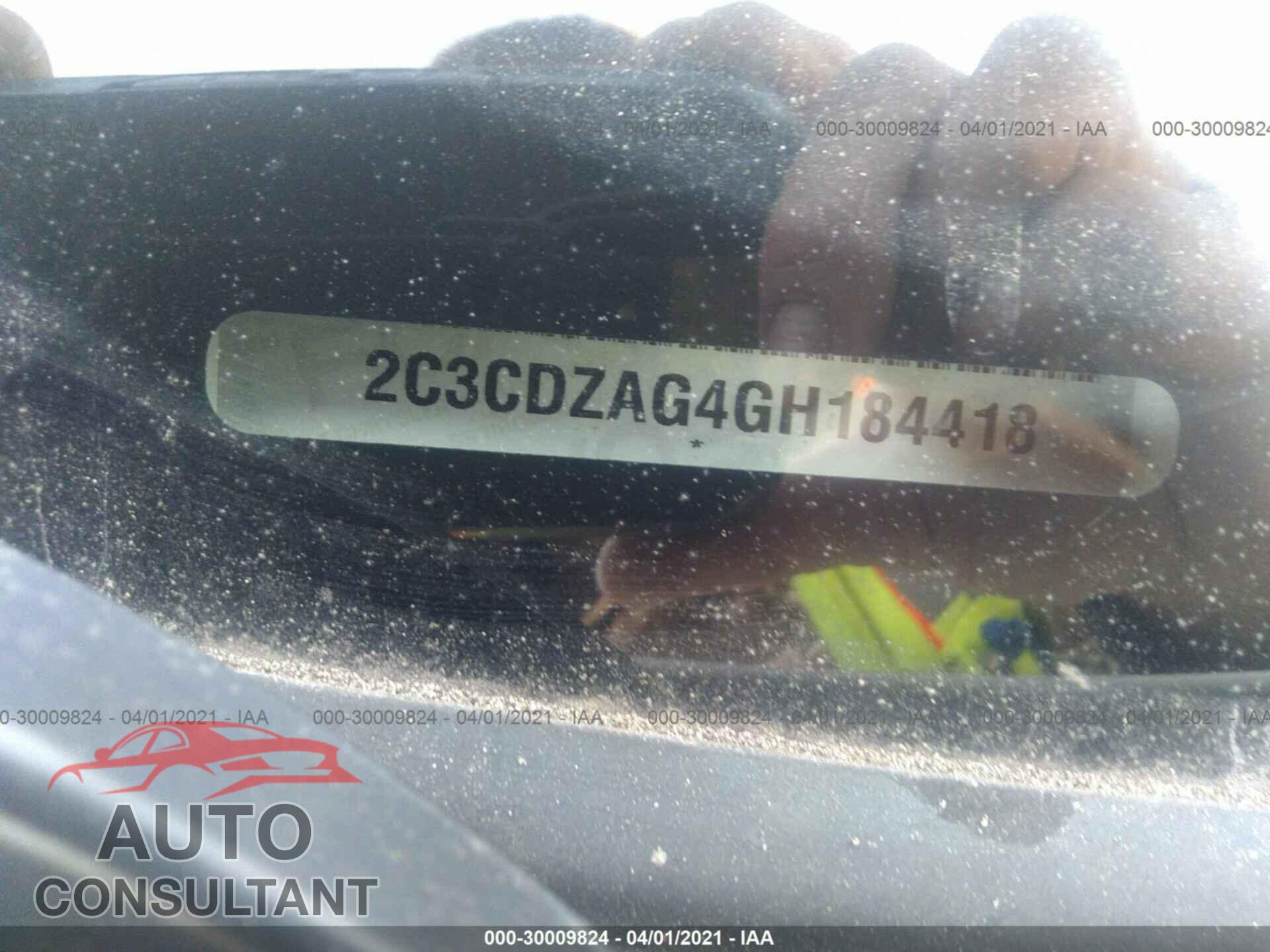 DODGE CHALLENGER 2016 - 2C3CDZAG4GH184418
