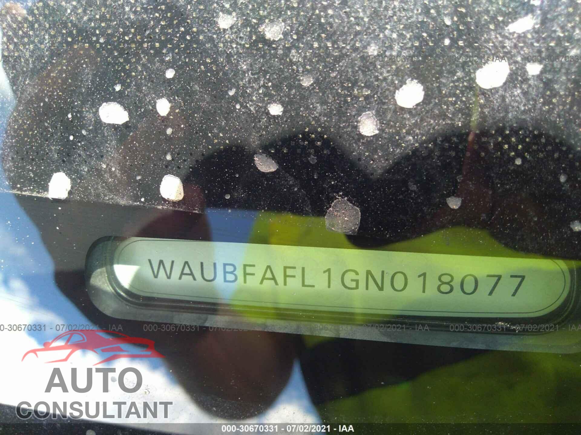 AUDI A4 2016 - WAUBFAFL1GN018077