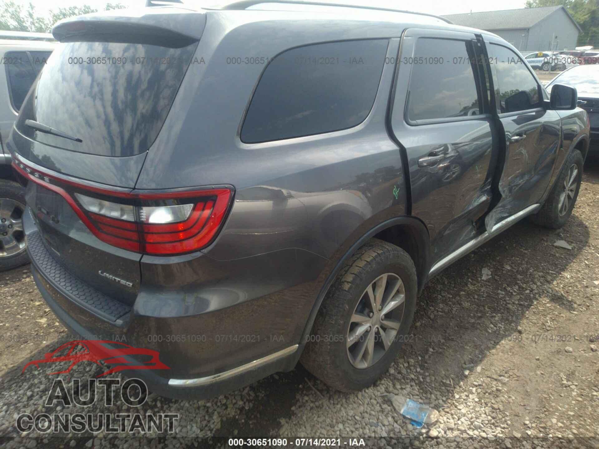 DODGE DURANGO 2016 - 1C4RDJDG7GC315430